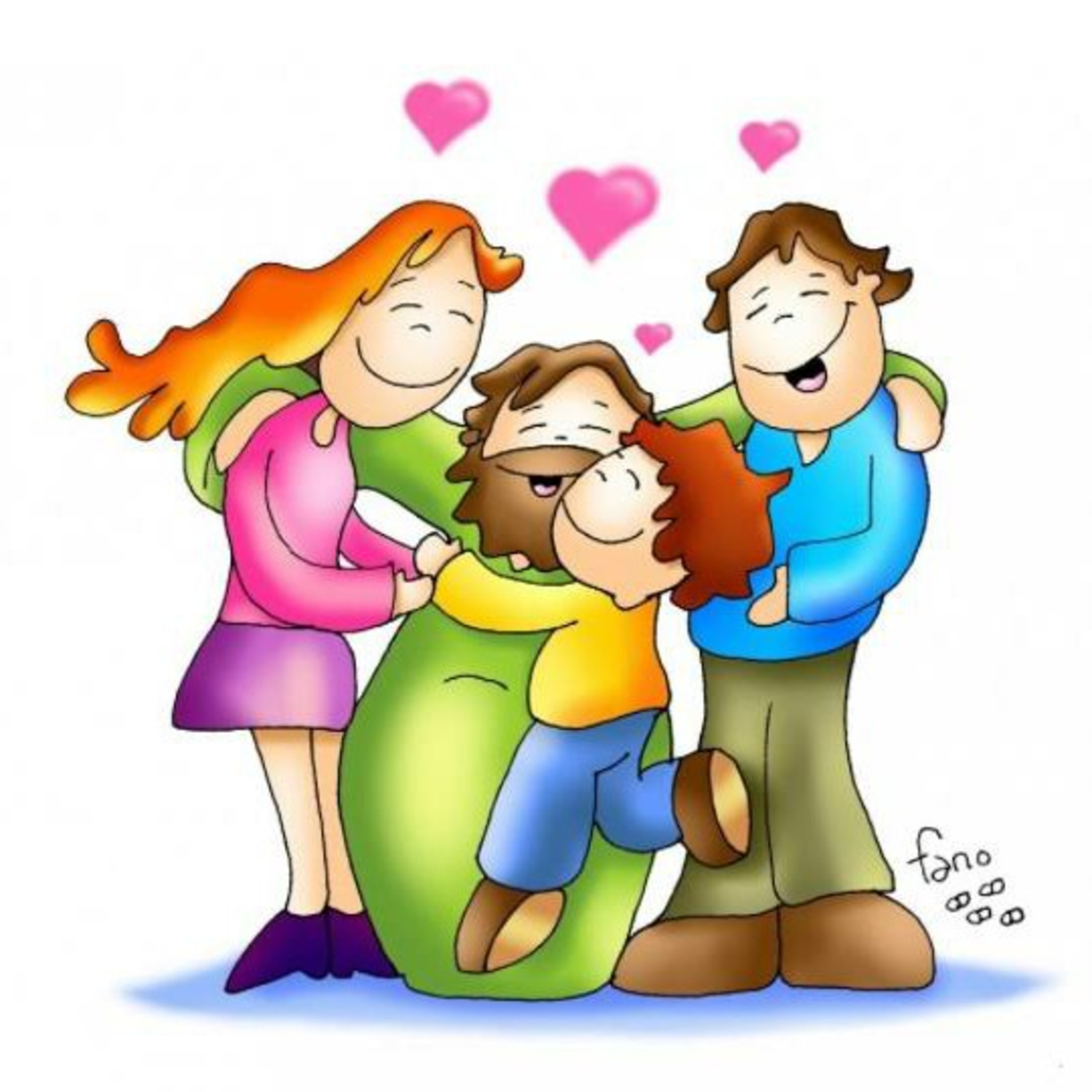 La fuerza del amor en la familia.