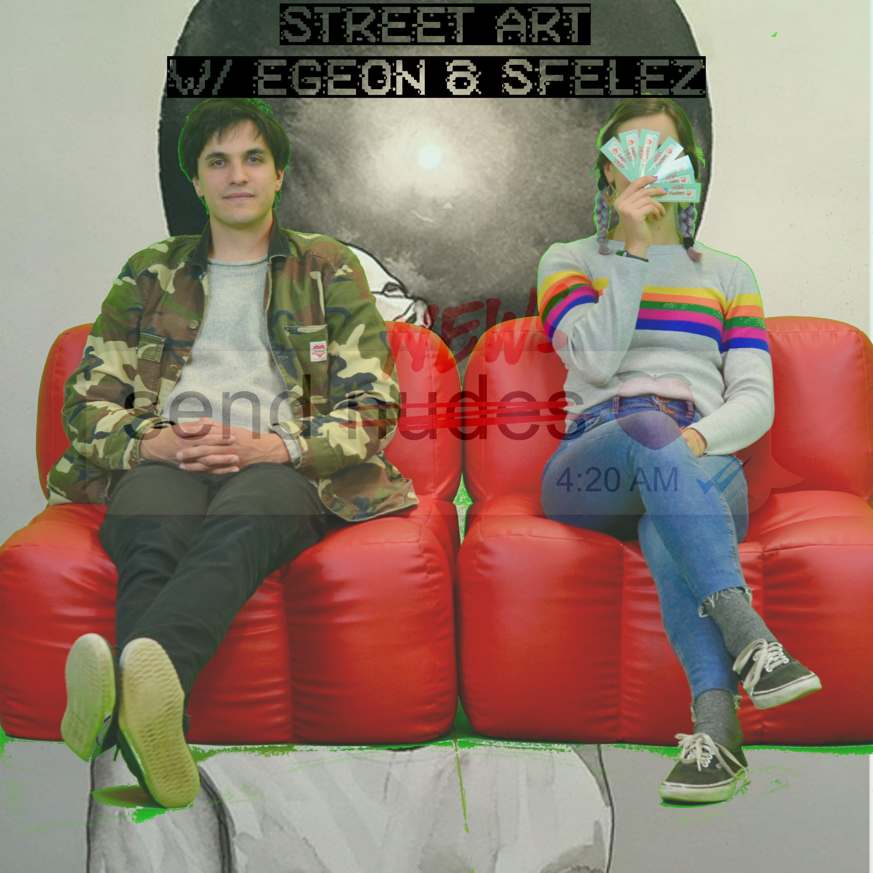 Street art w/ Egeon & Sfelez
