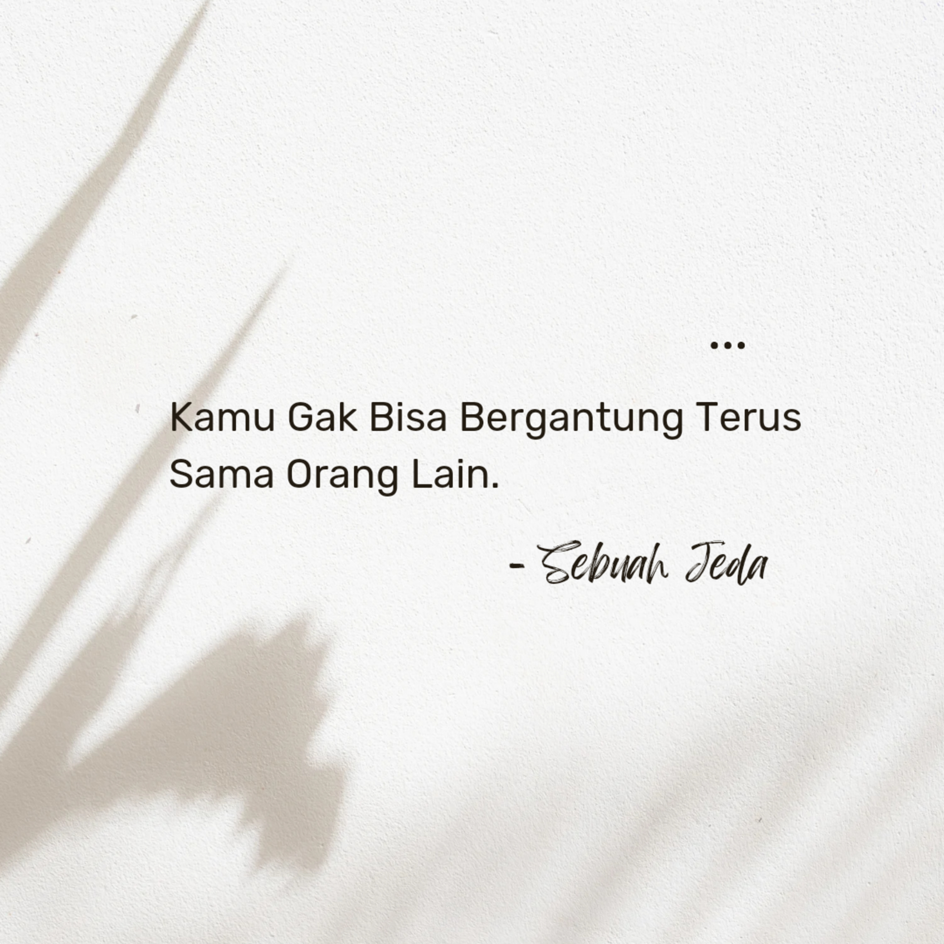 Sebuah Jeda