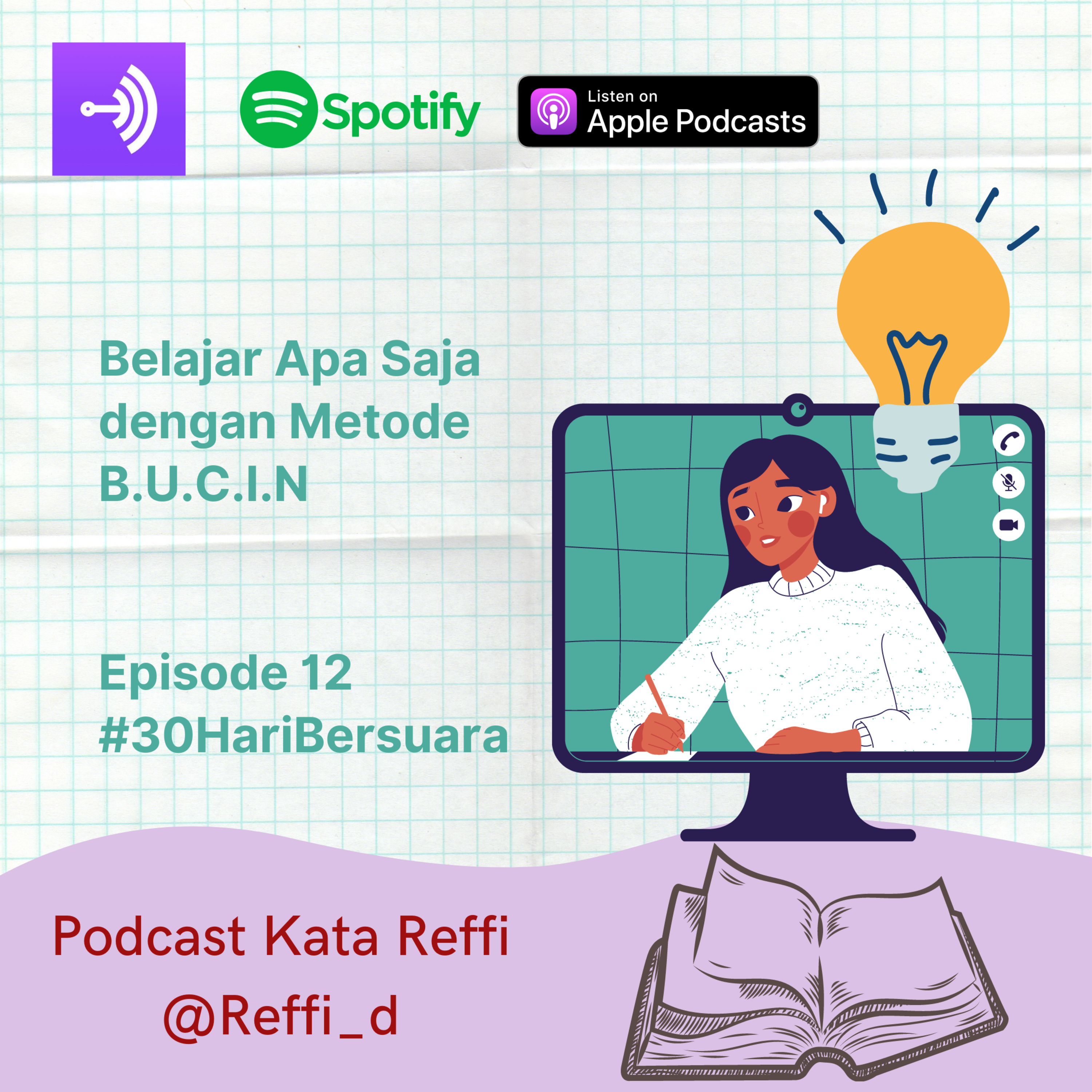 Belajar Apa Saja dengan Metode B.U.C.I.N #30HariBersuara episode artwork