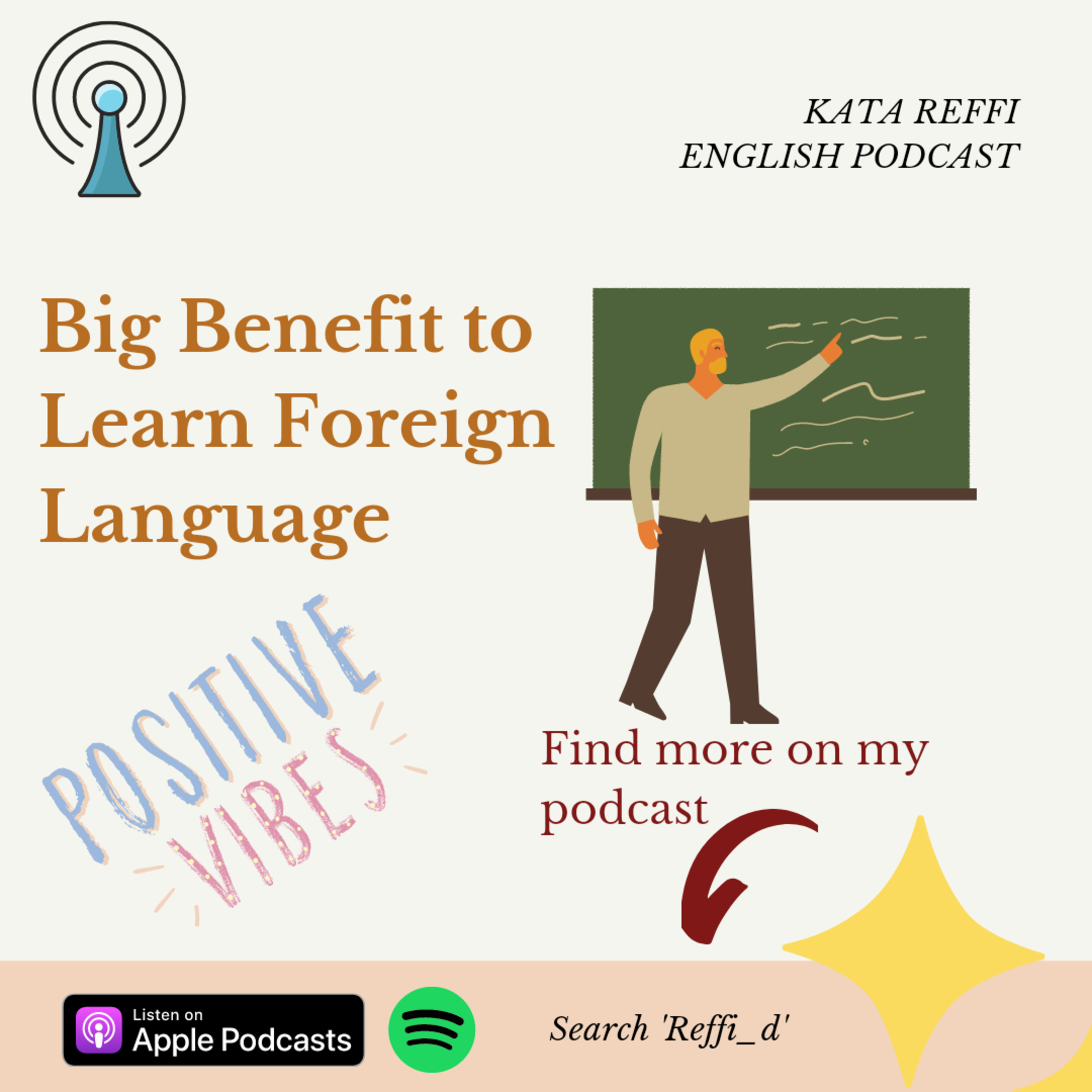 Big Benefit to Learn Foreign Language #PodcastKataReffi episode artwork