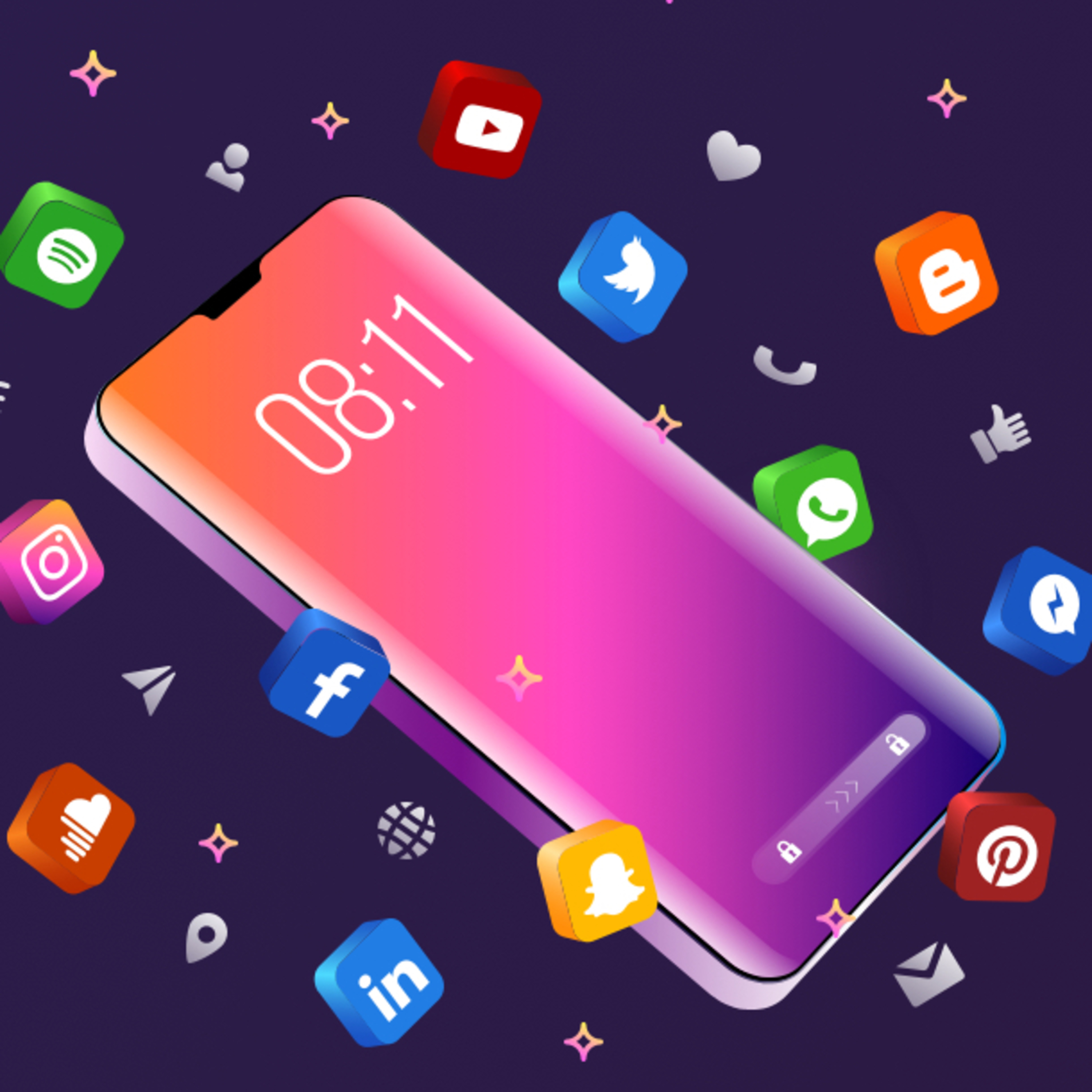 Using mobile apps episode artwork