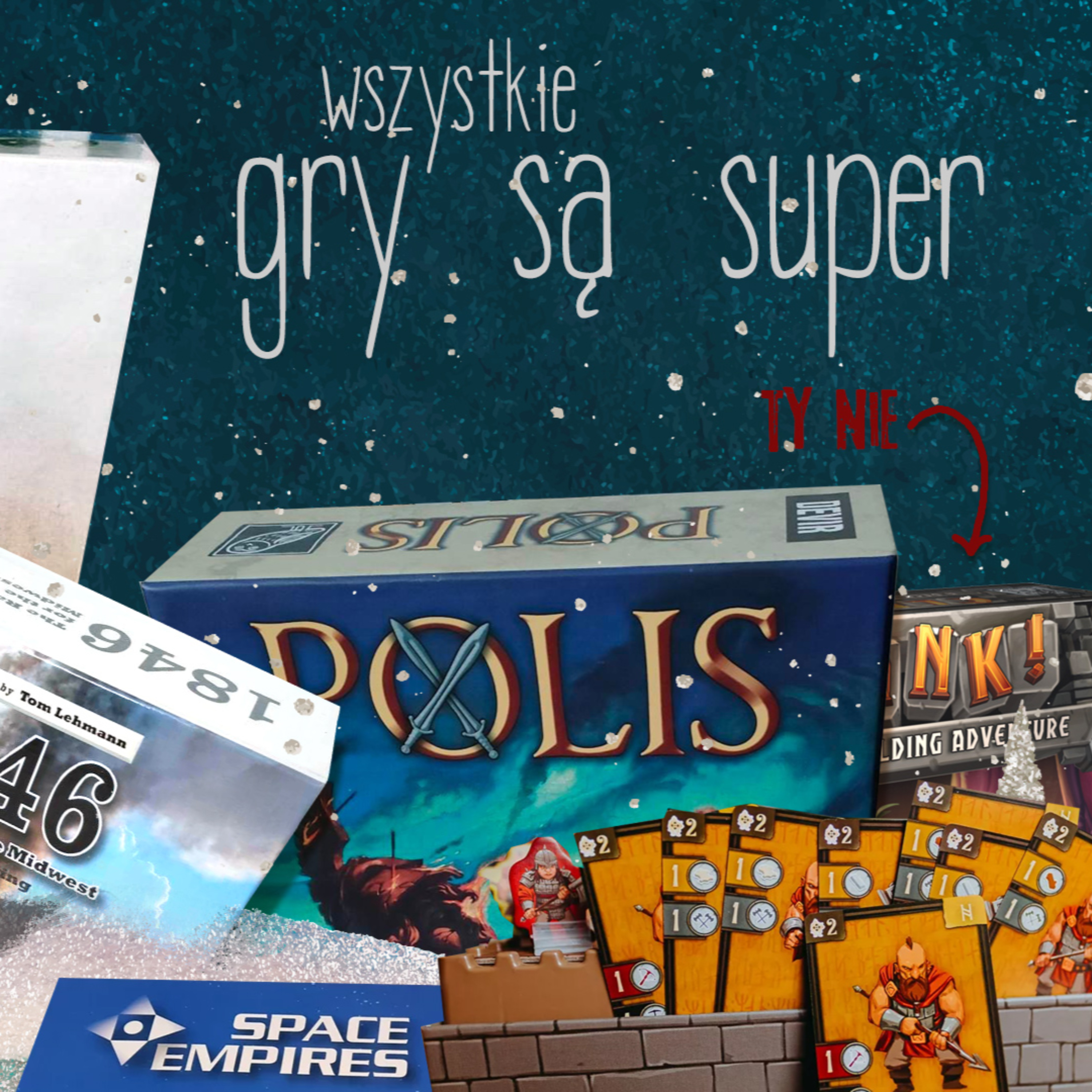 Było grane: Splotter, 18xx... Clank! episode artwork