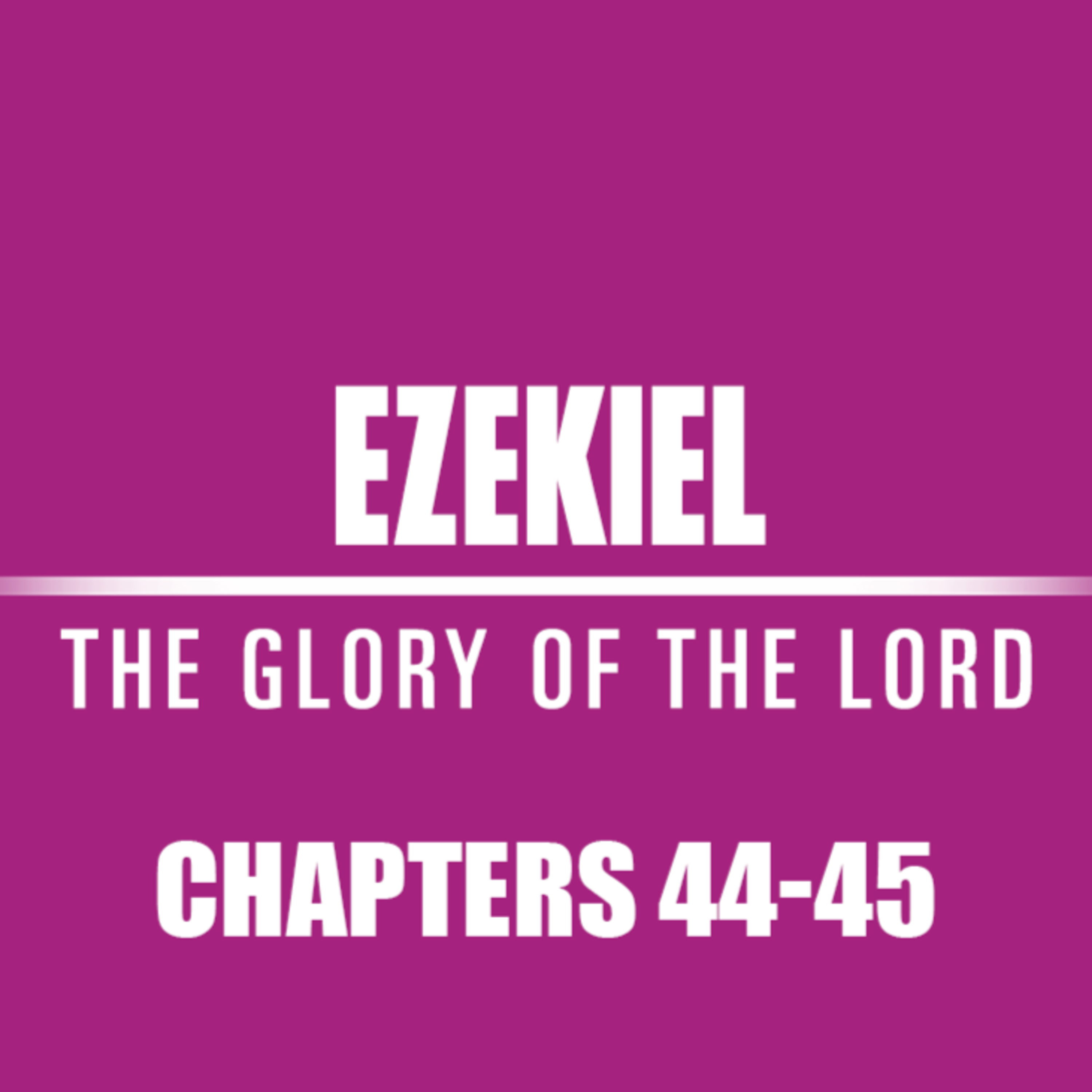 Ezekiel 44 - 45 episode artwork