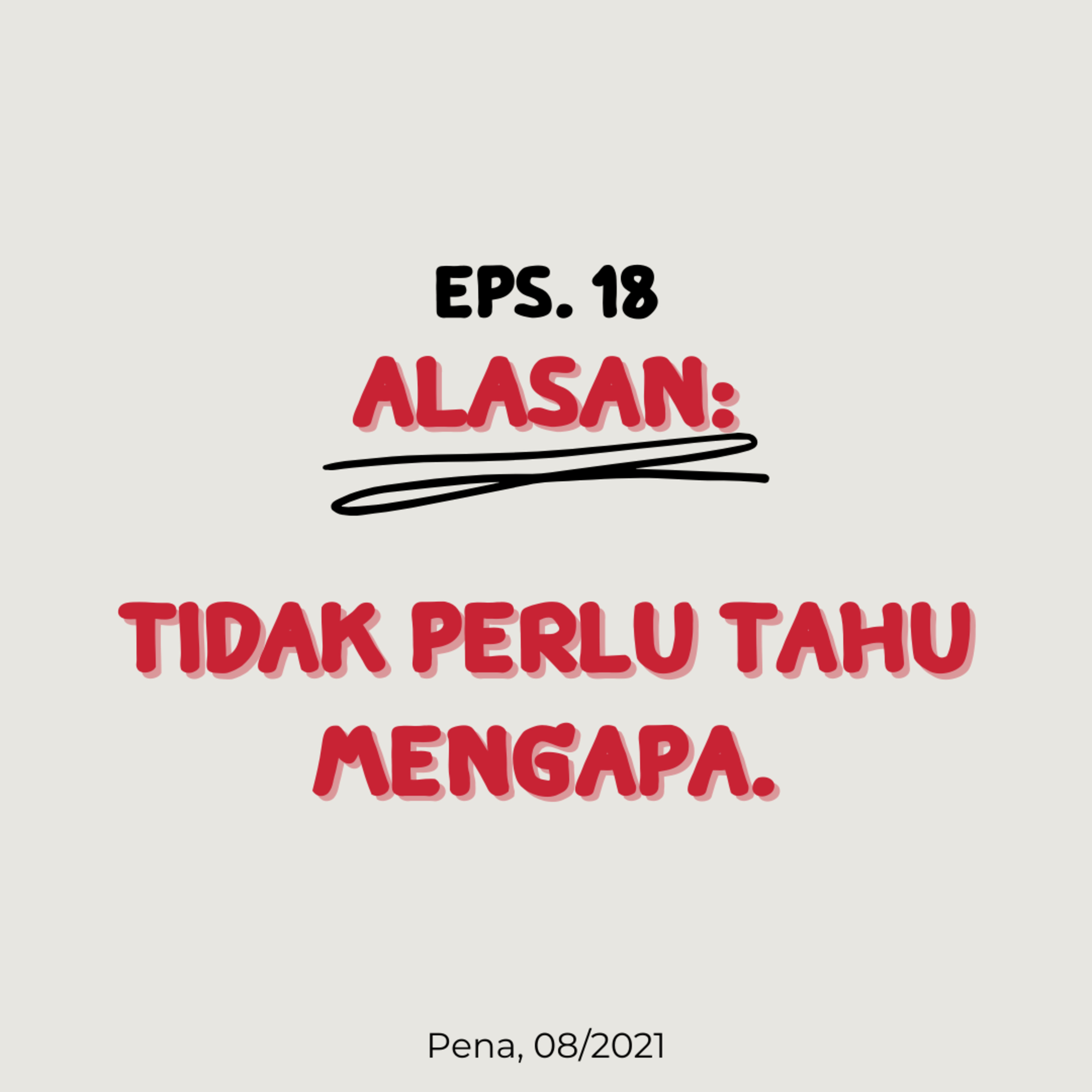 Aku dan Sang Pencipta
