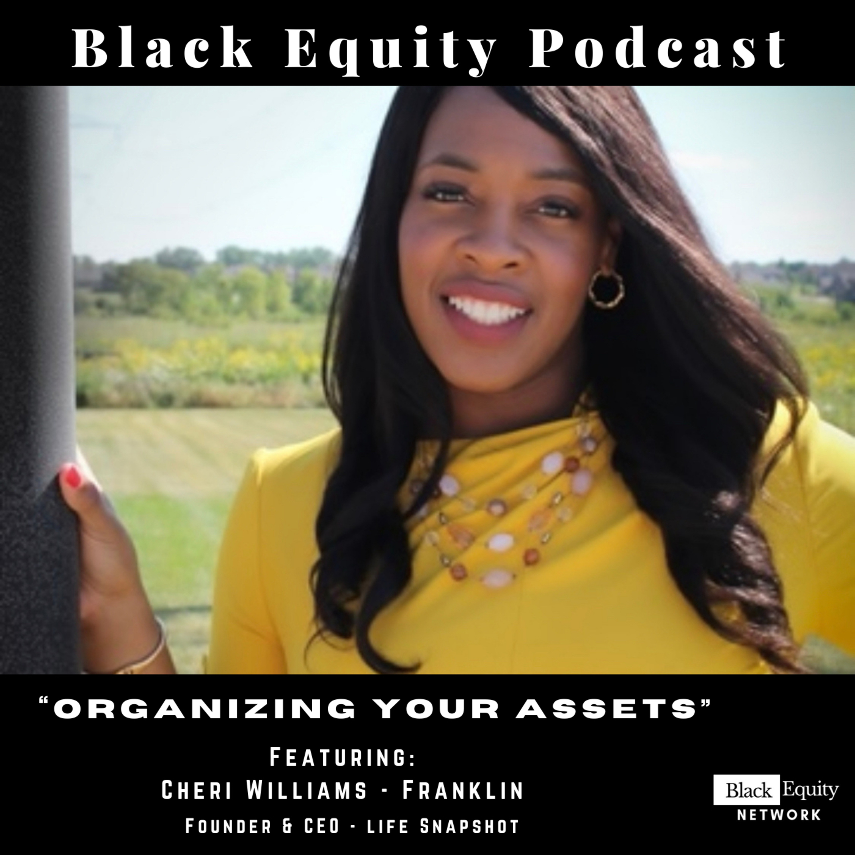 “Organizing Your Assets” featuring Cheri Williams- Franklin of Life Snapshot episode artwork