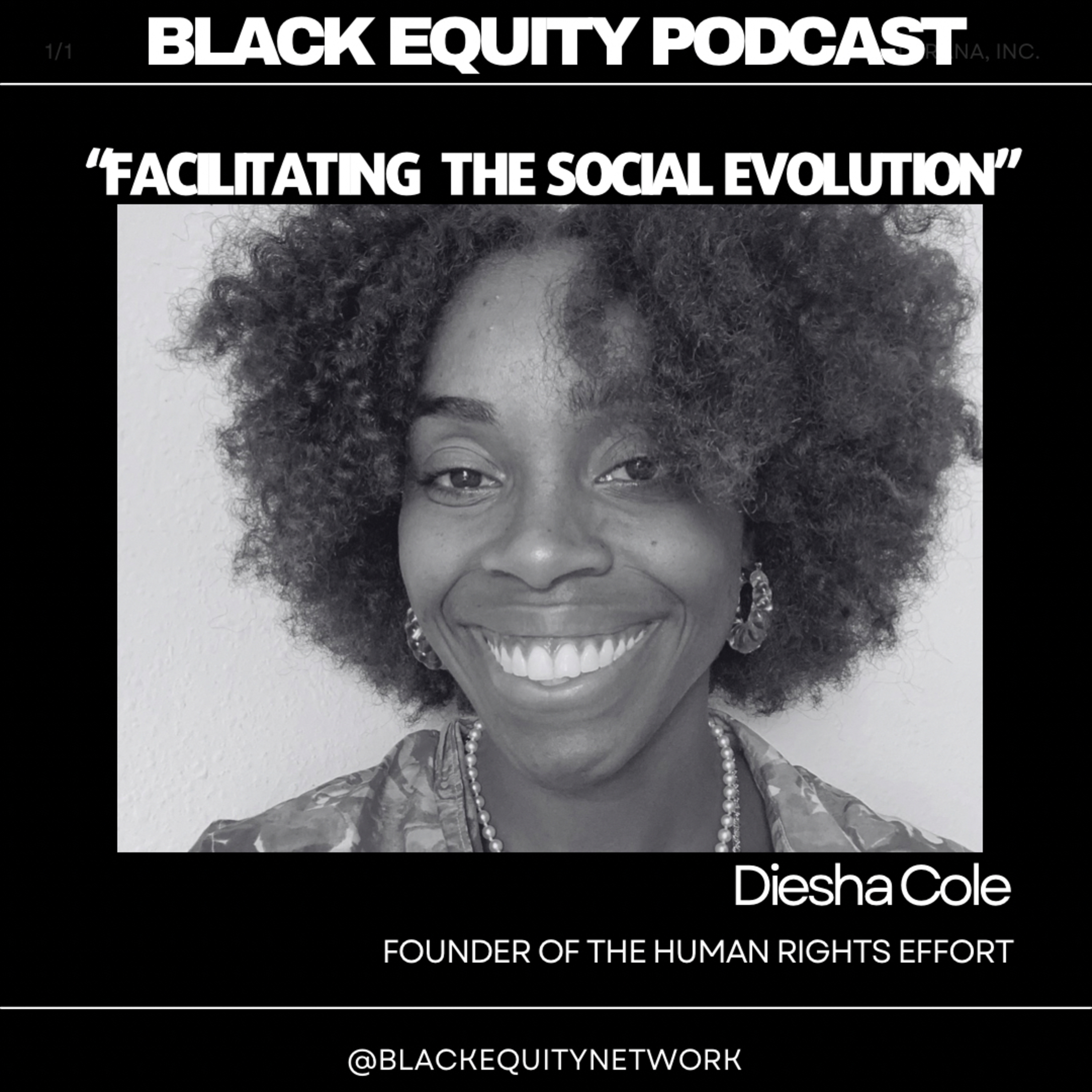 “Facilitating The Social Evolution”featuring Diesha Cole - The Human Rights Effort  episode artwork