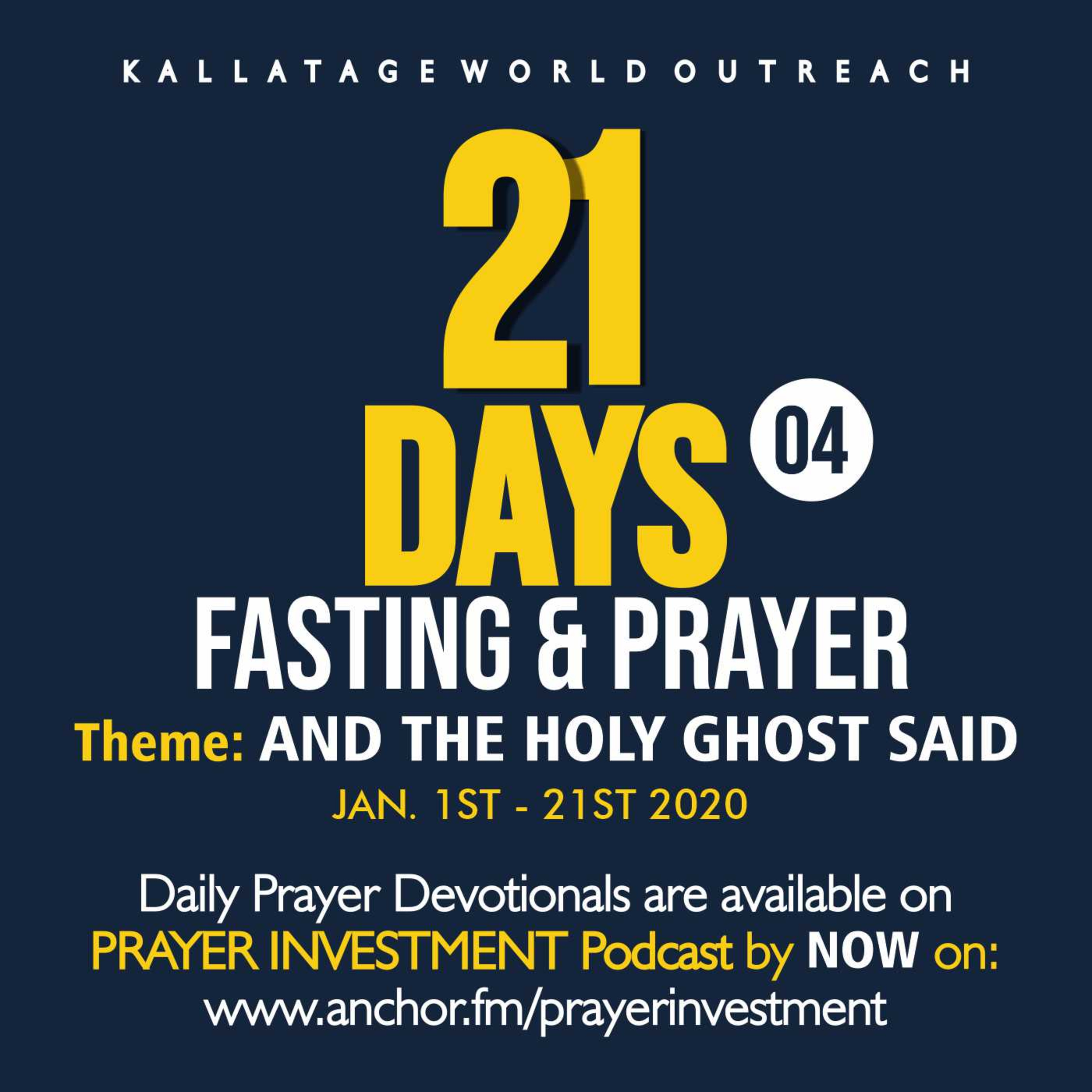 Prayer Investment Podcast