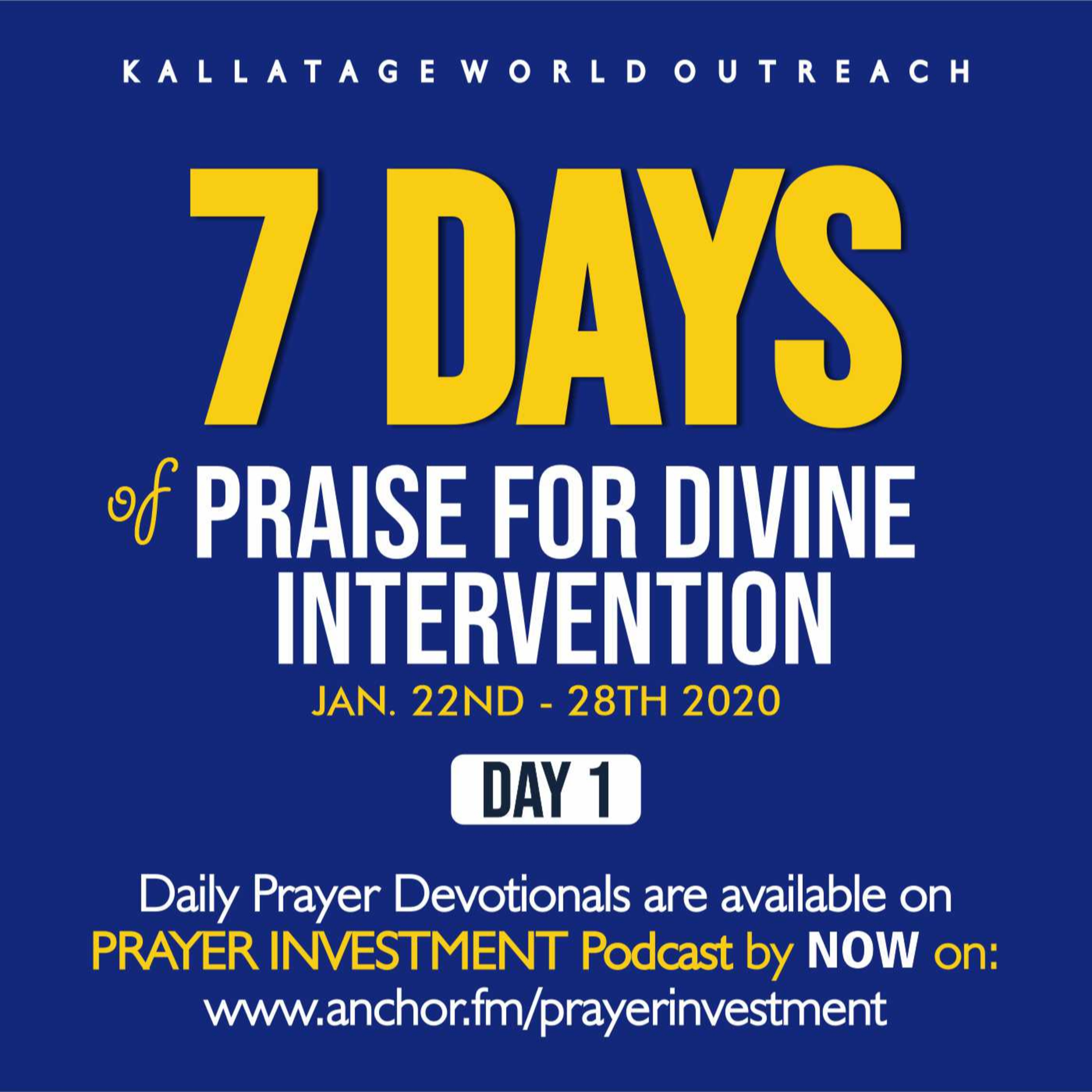 Prayer Investment Podcast