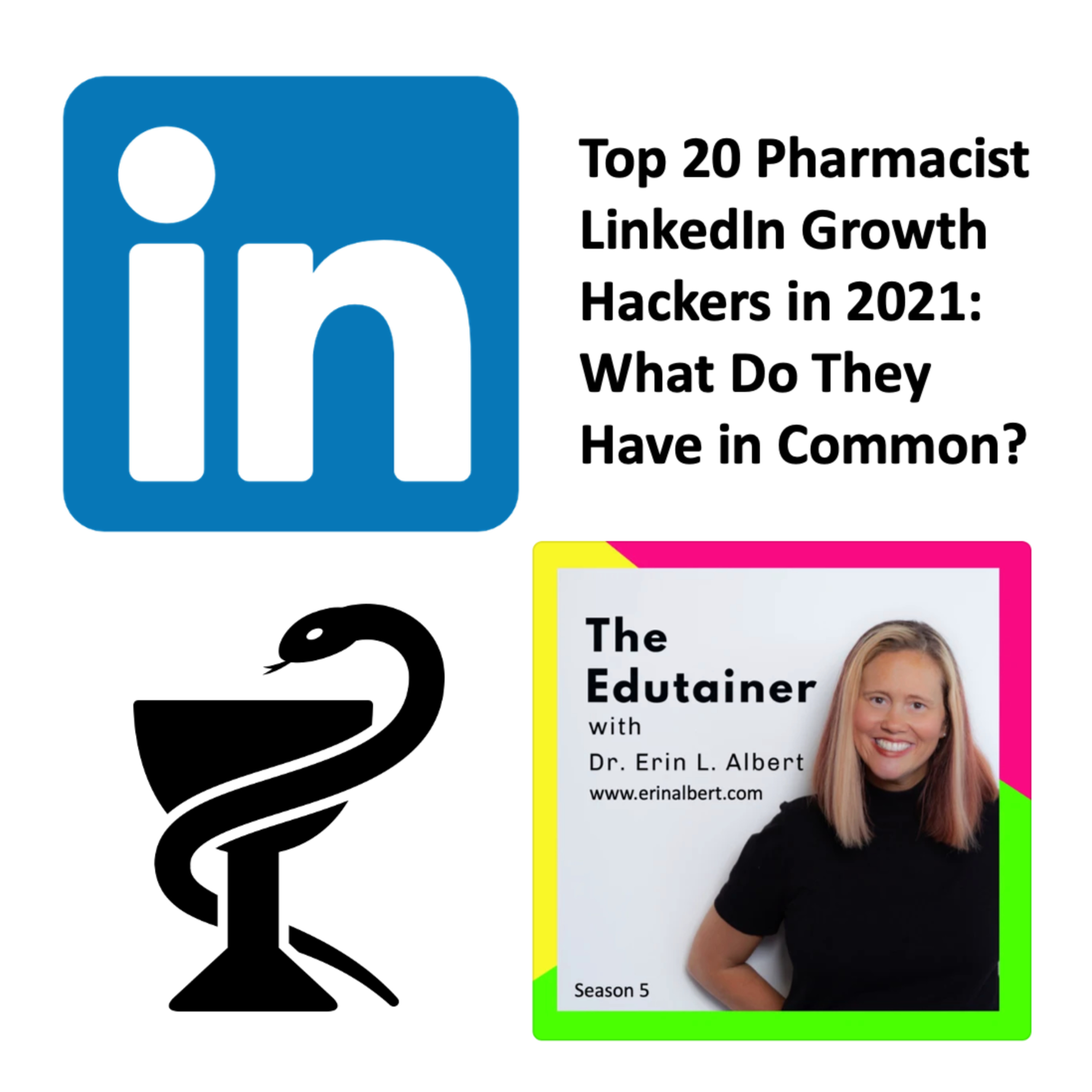 🤔 Mindful Monday: Top 20 Pharmacist LinkedIn Growth Hackers in 2021: What Do They Have in Common? 🤔 episode artwork