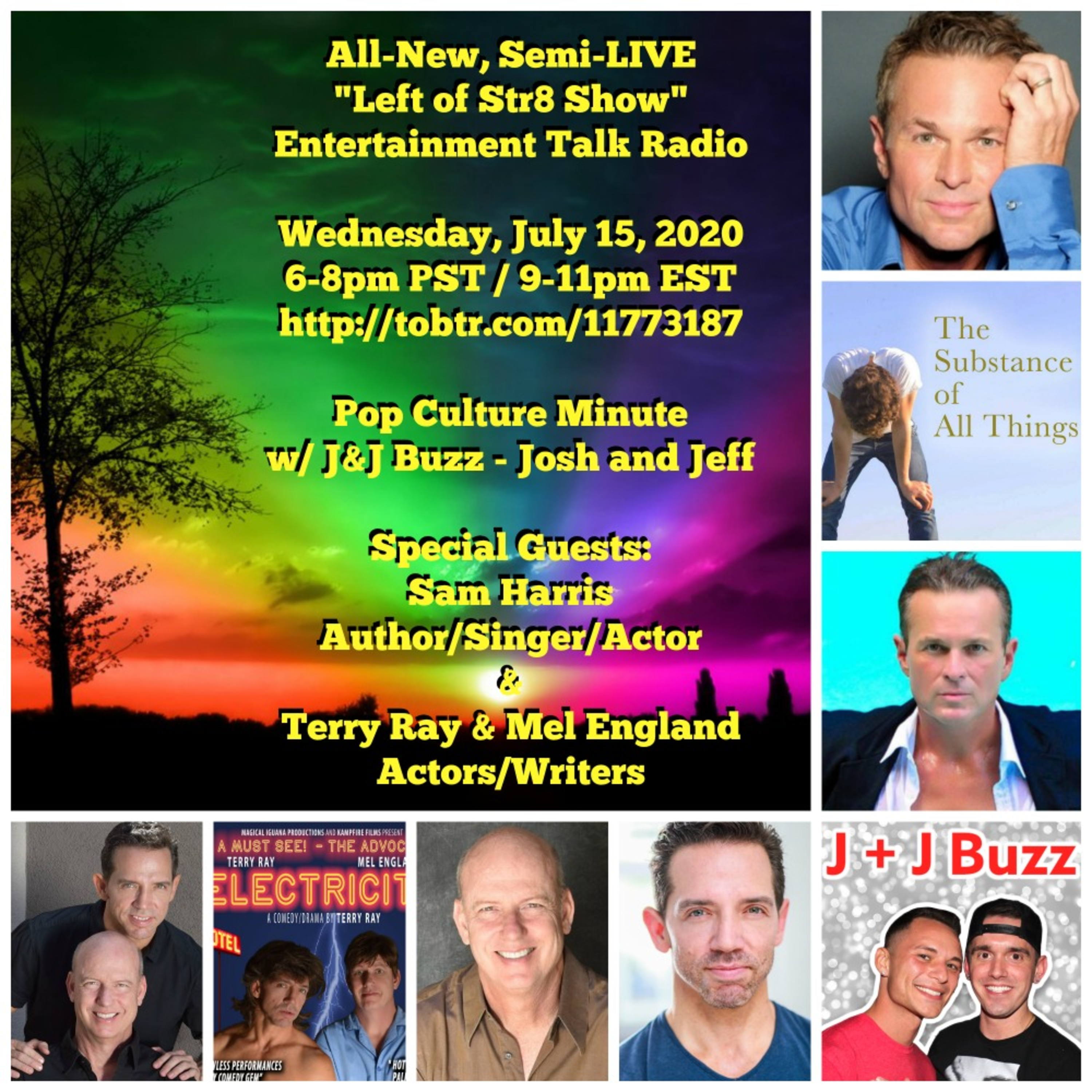 Left of Str8 Show 7-15-2020: J & J Buzz with Josh and Jeff and an Interview with the Amazing Sam Harris episode artwork