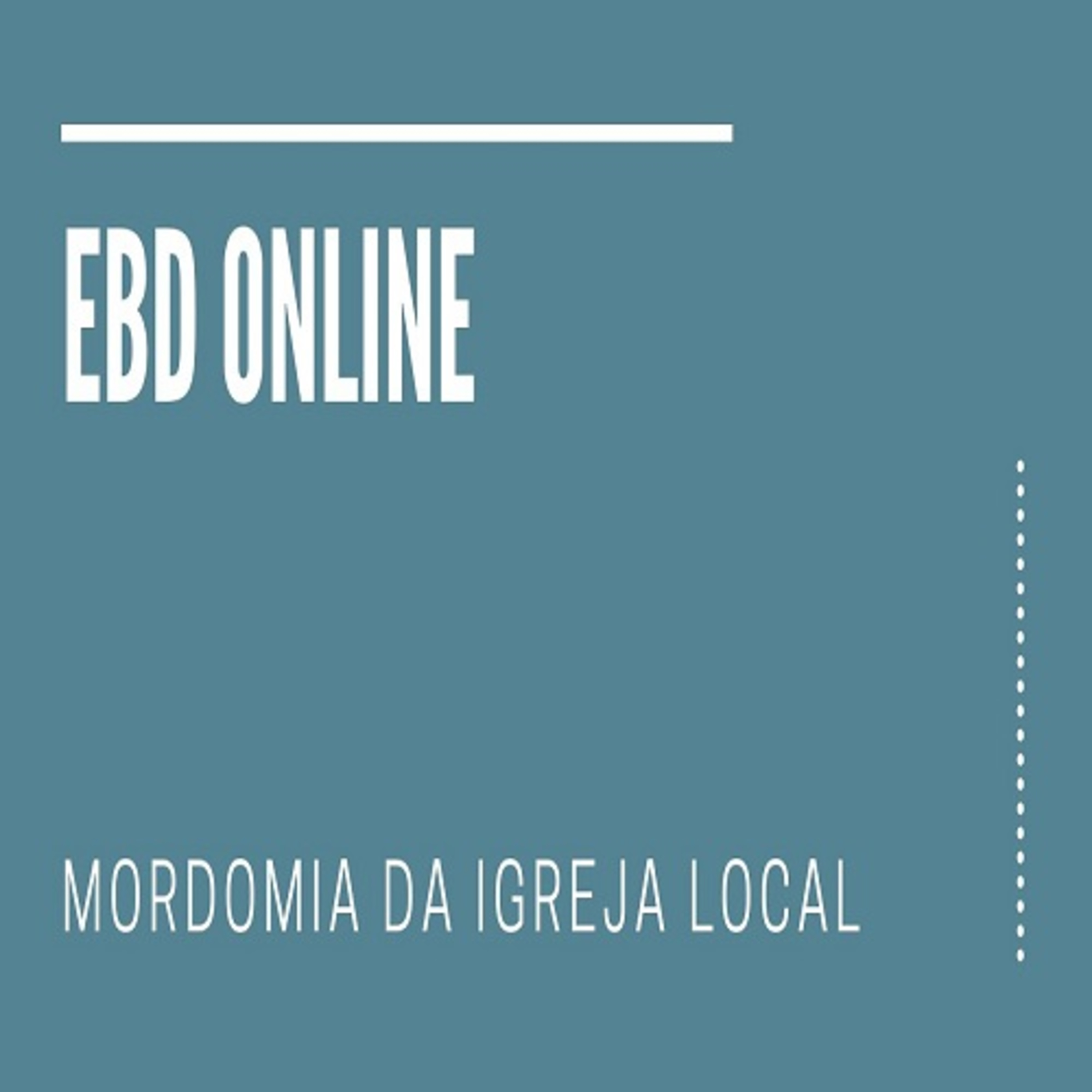 Mordomia do crente na igreja local - A Mordomia da igreja local episode artwork