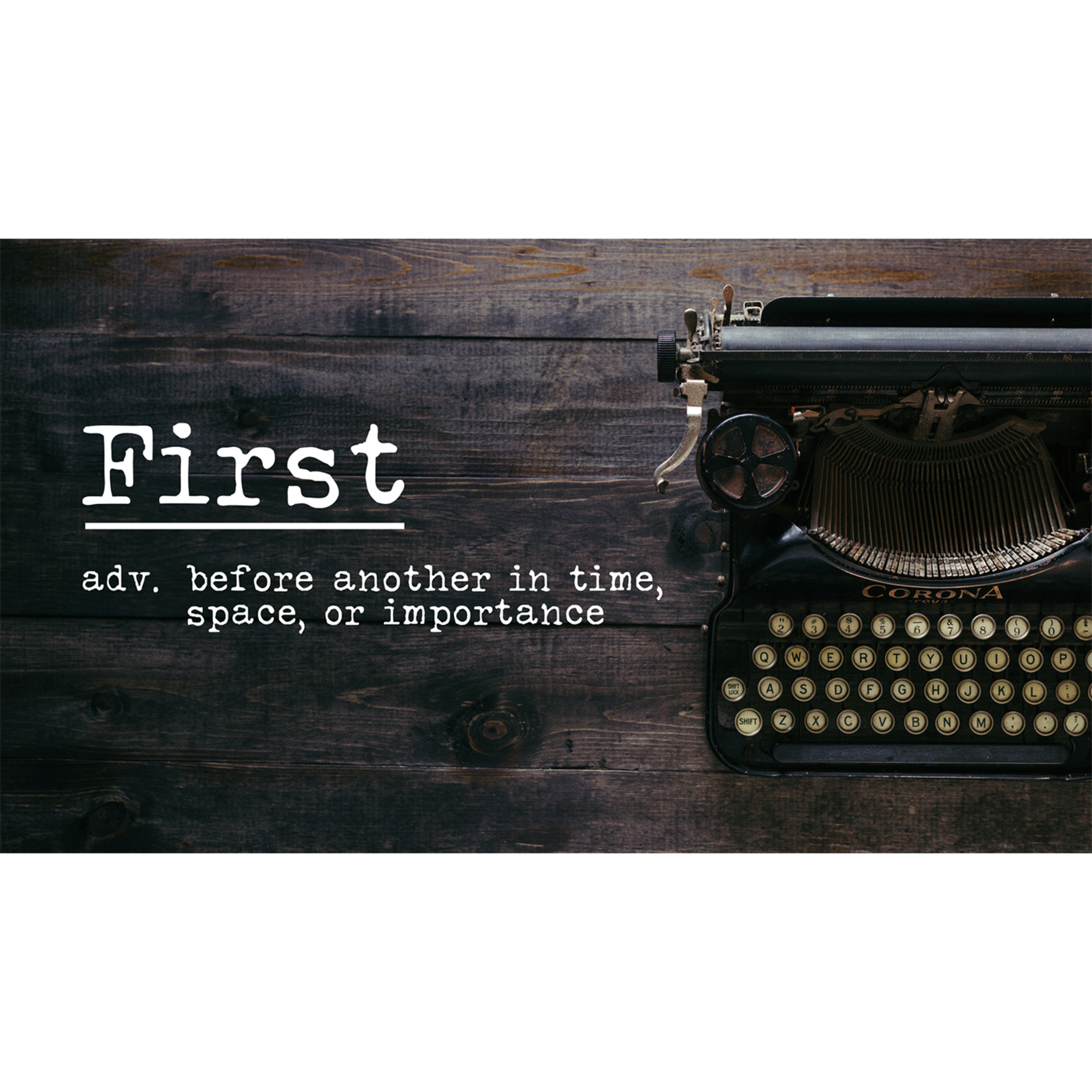 First | Week Four | Tyler Elmore episode artwork
