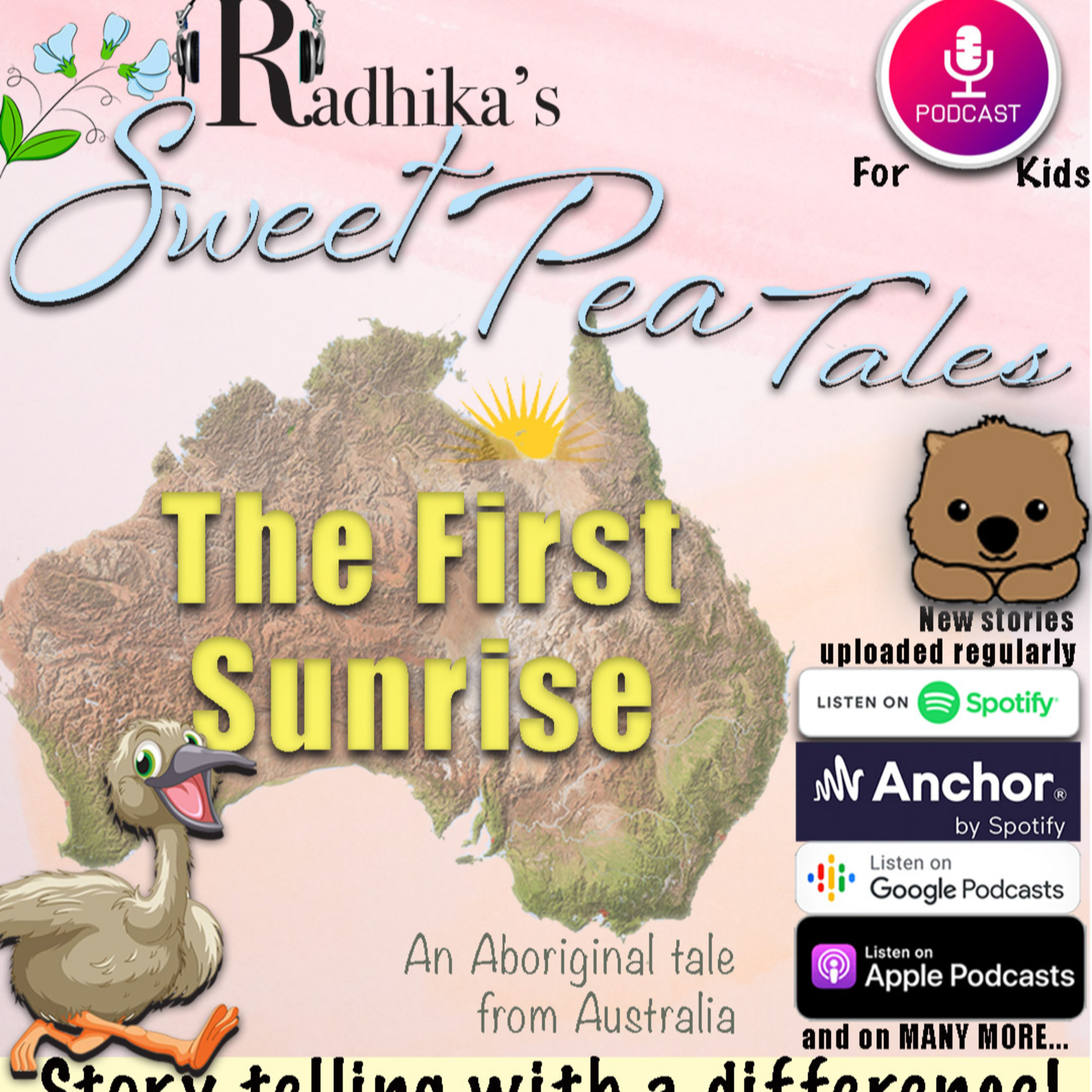 Radhika\'s Sweet Pea Tales --- Stories for Children. By a Mom. For every Child