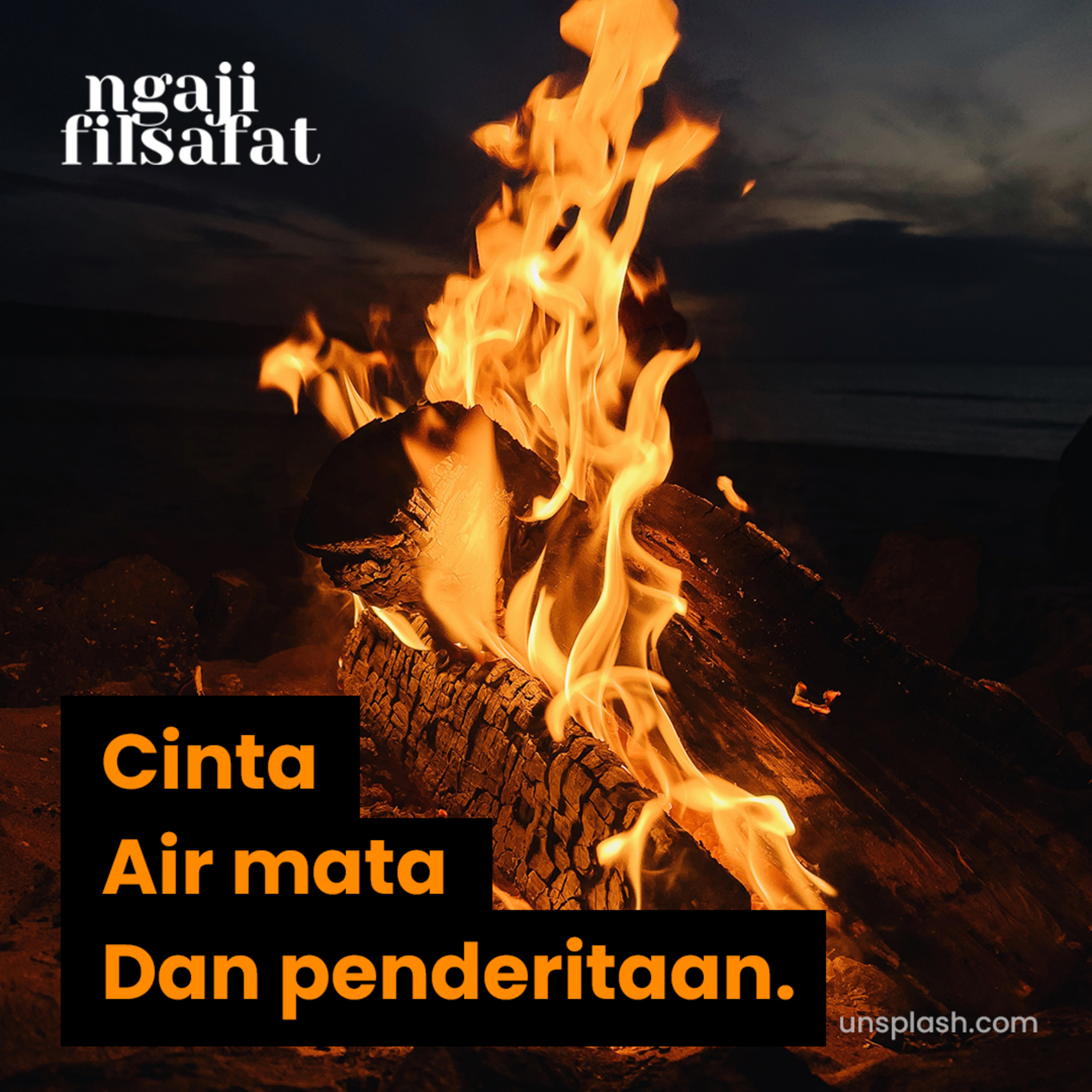 Cinta Air Mata dan Penderitaan - Ngaji Filsafat - Dr. Fahrudin Faiz
