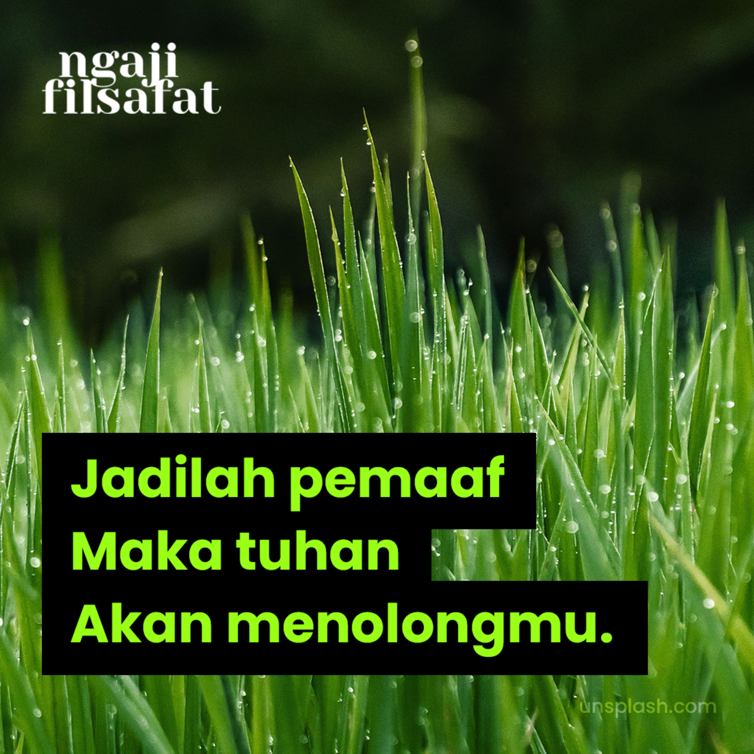 Jadilah Pemaaf Maka Tuhan Akan Menolong mu - Ngaji Filsafat - Dr. Fahrudin Faiz