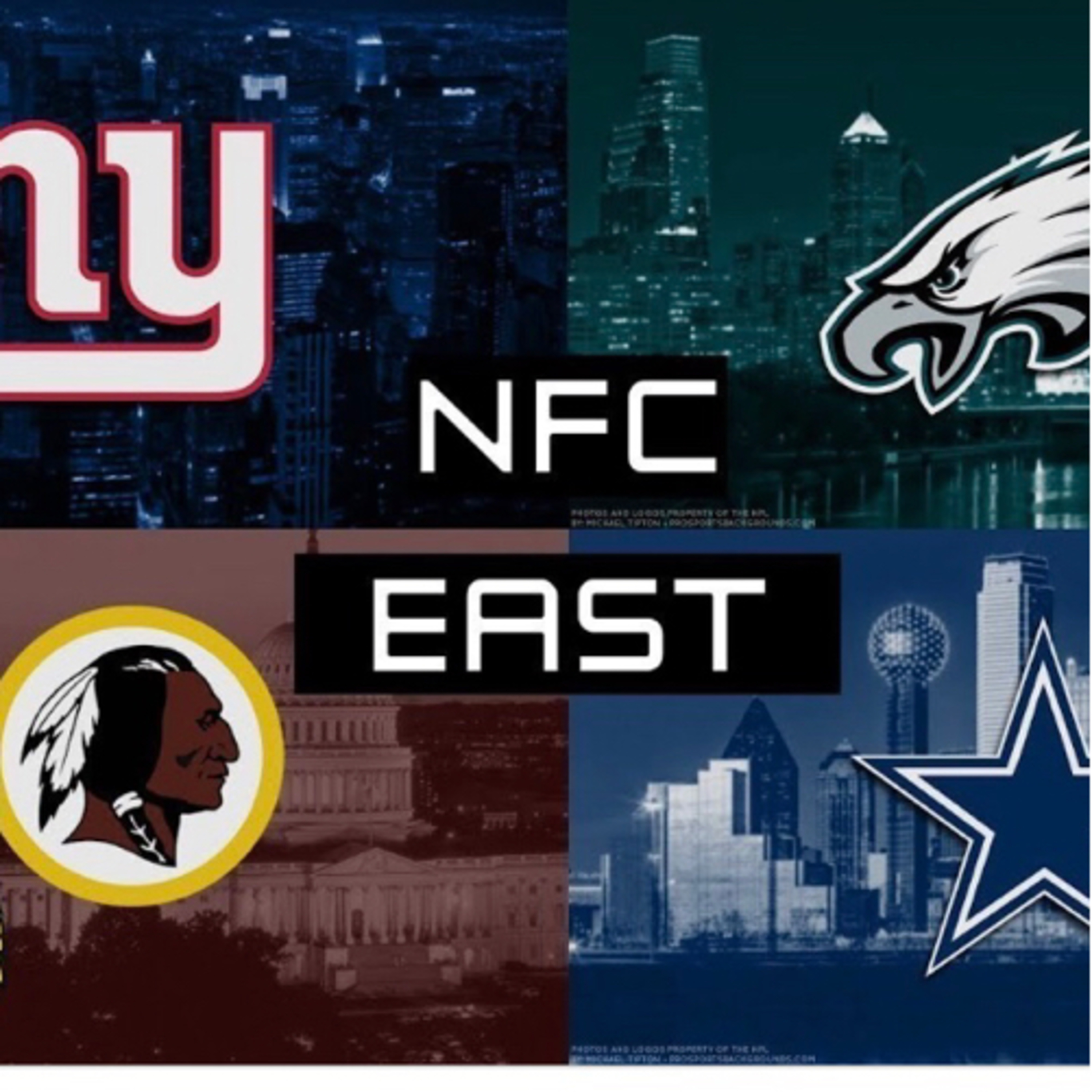 A Preview of the NFC EAST 2020 episode artwork