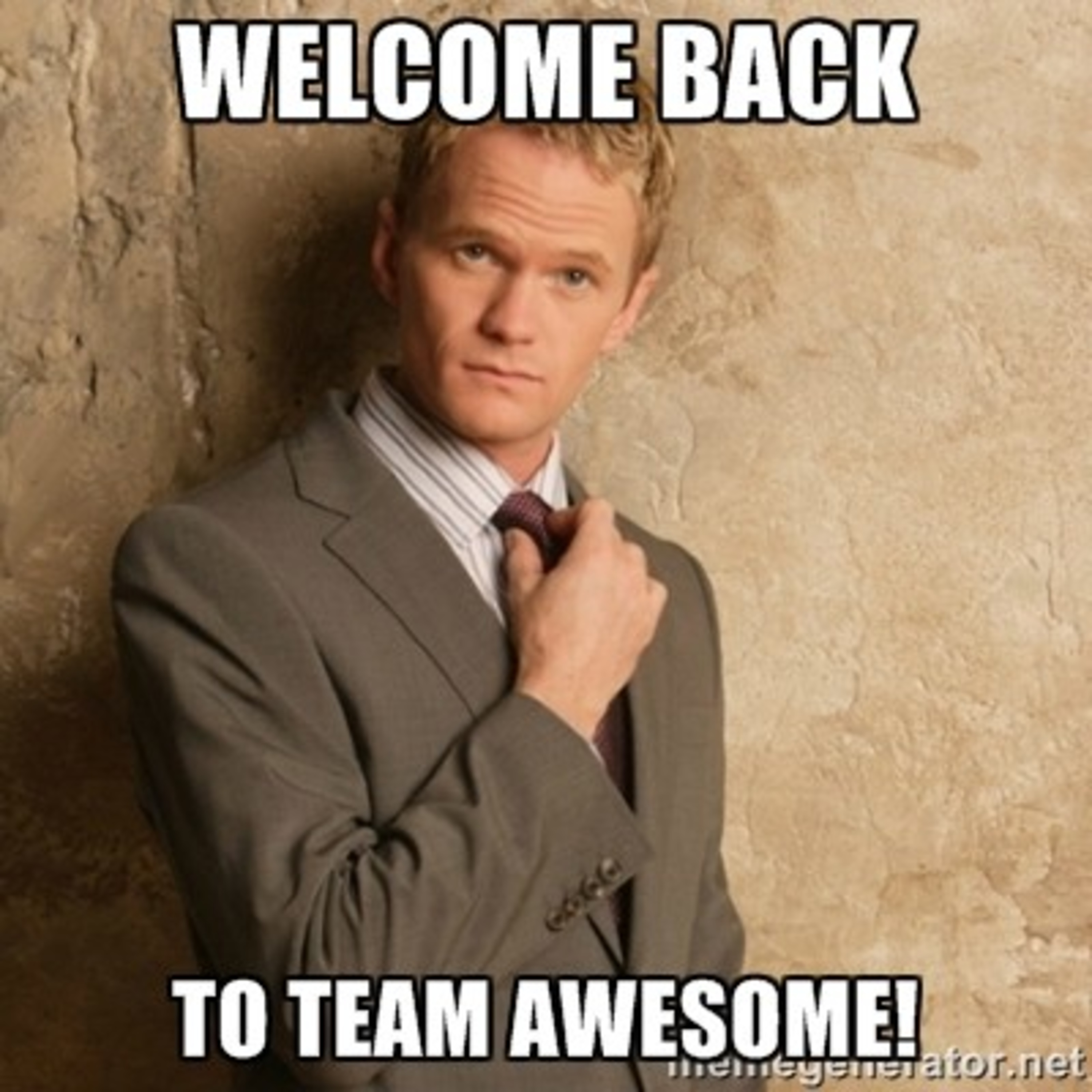 Welcome Back!