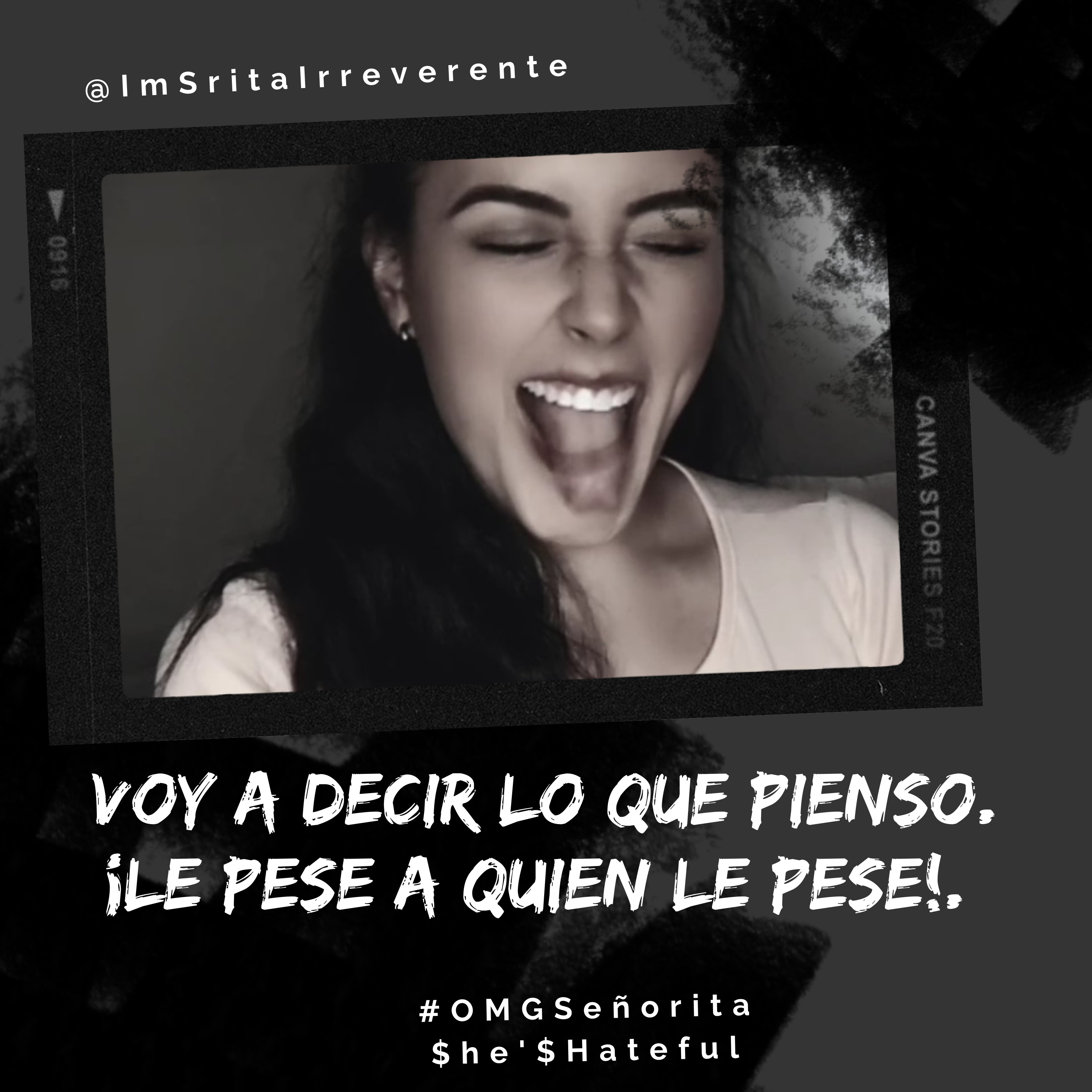 Voy a decir lo que pienso... ¡Le pese a quien le pese!. 