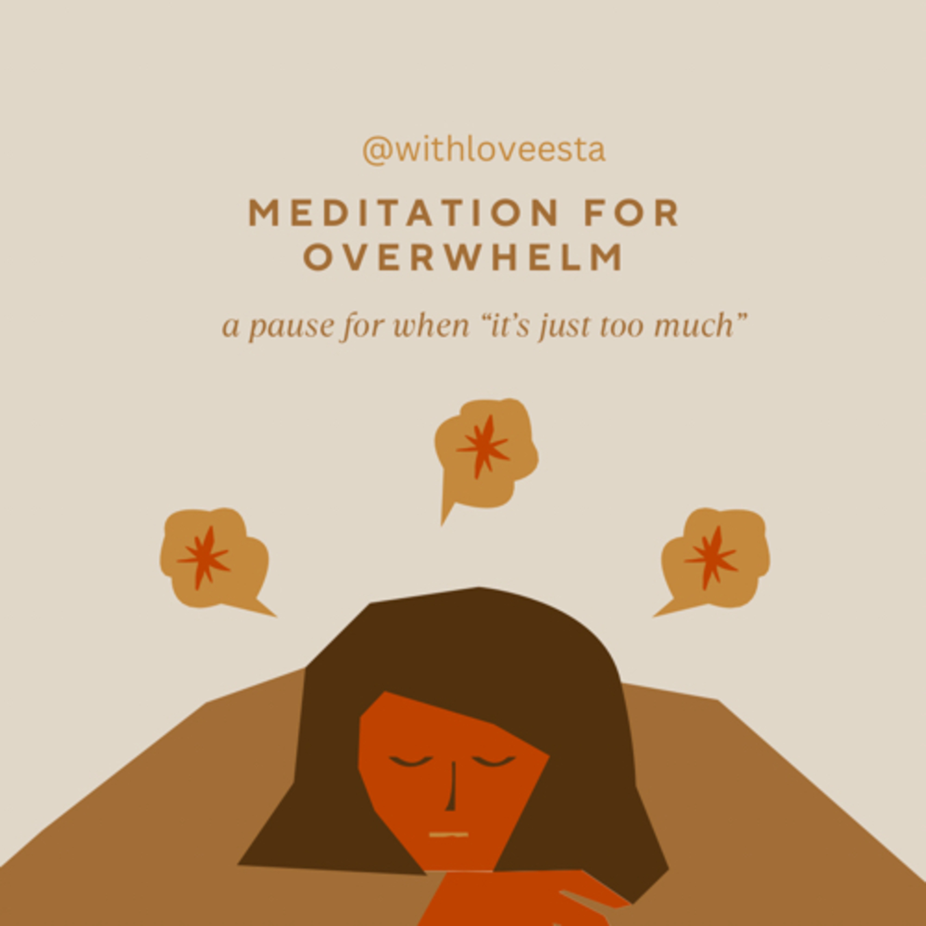 Meditation for Overwhelm episode artwork