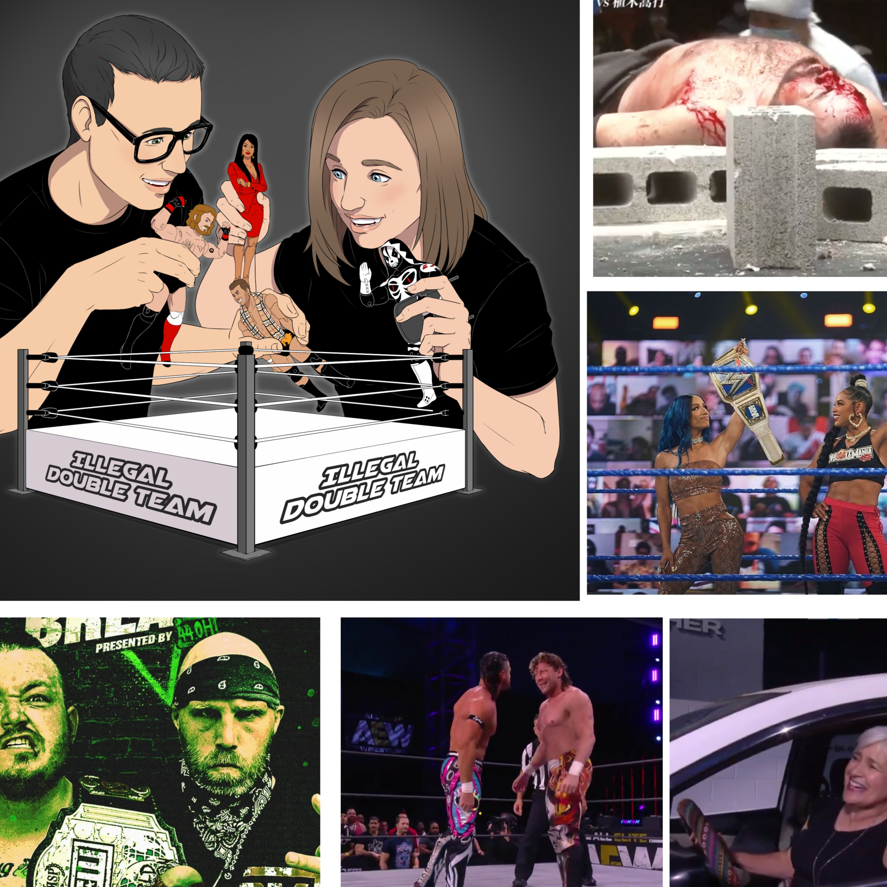 Episode 70: It's WrestleMania Week! The Snowdens talk about their planned trip, the big event, the crazy indy sideshows+highlight some of the best wrestling they've seen in the last couple of week episode artwork