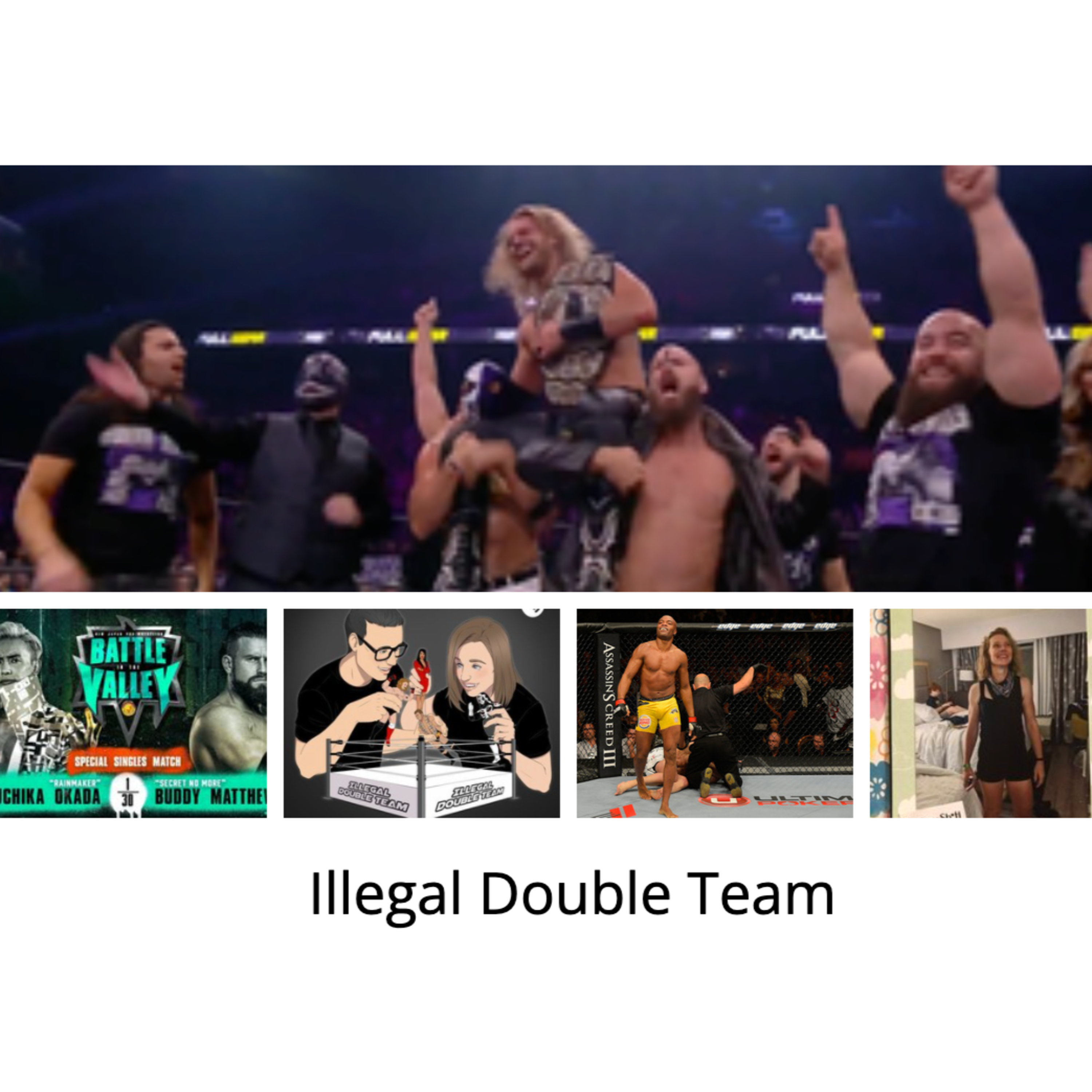 AEW Full Gear, an AEW Argument, What the Hell is With WWE? Is MJF Actually Good? Shooters, Favorite MMA Fighters, Eddie Kingston vs. CM Punk, Okada and the Fake Kenny, Celebrity Hall Passes and MORE! episode artwork