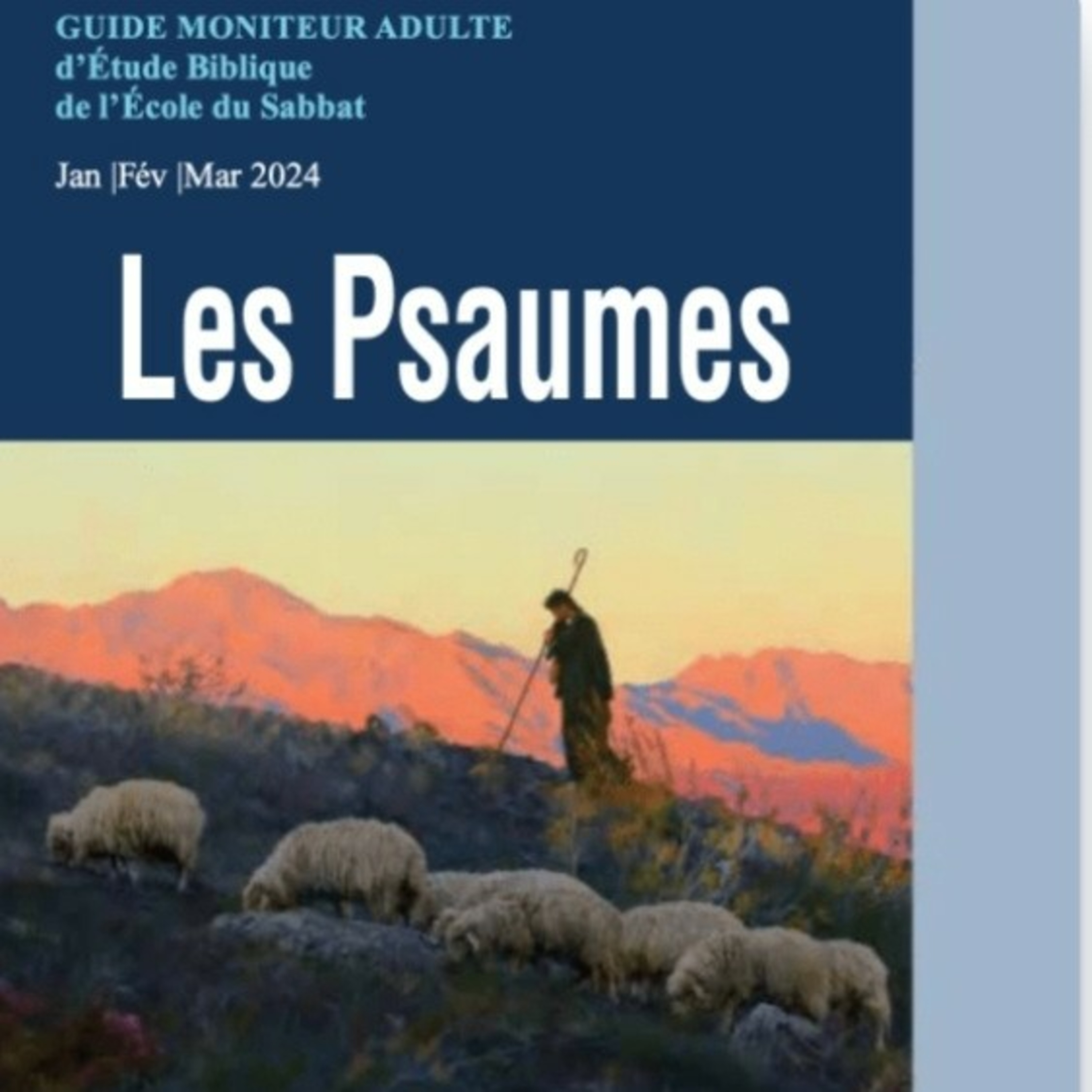 Introduction de la leçon de l'école du sabbat du 1er trimesttre 2024.