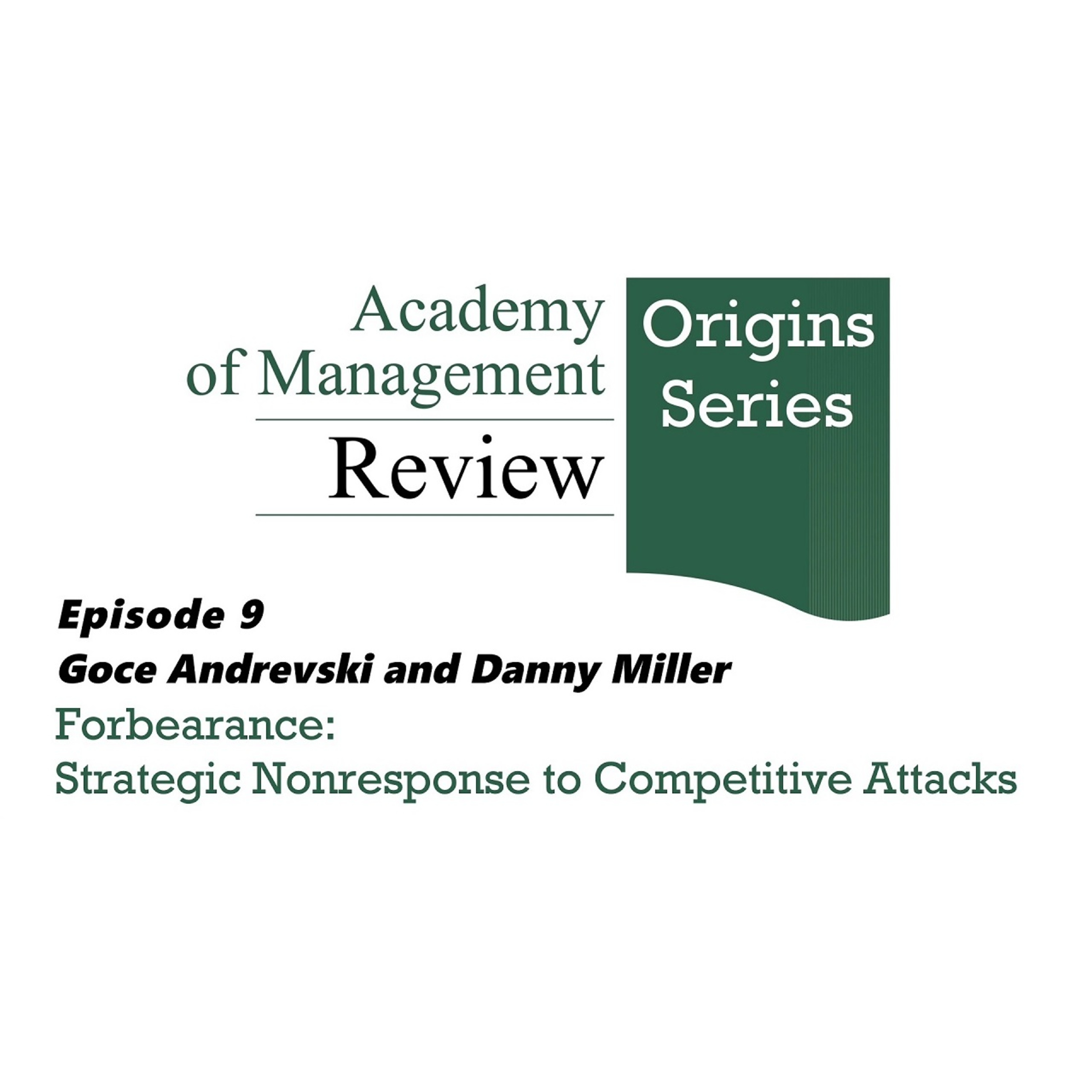 Academy of Management Review Origins Series