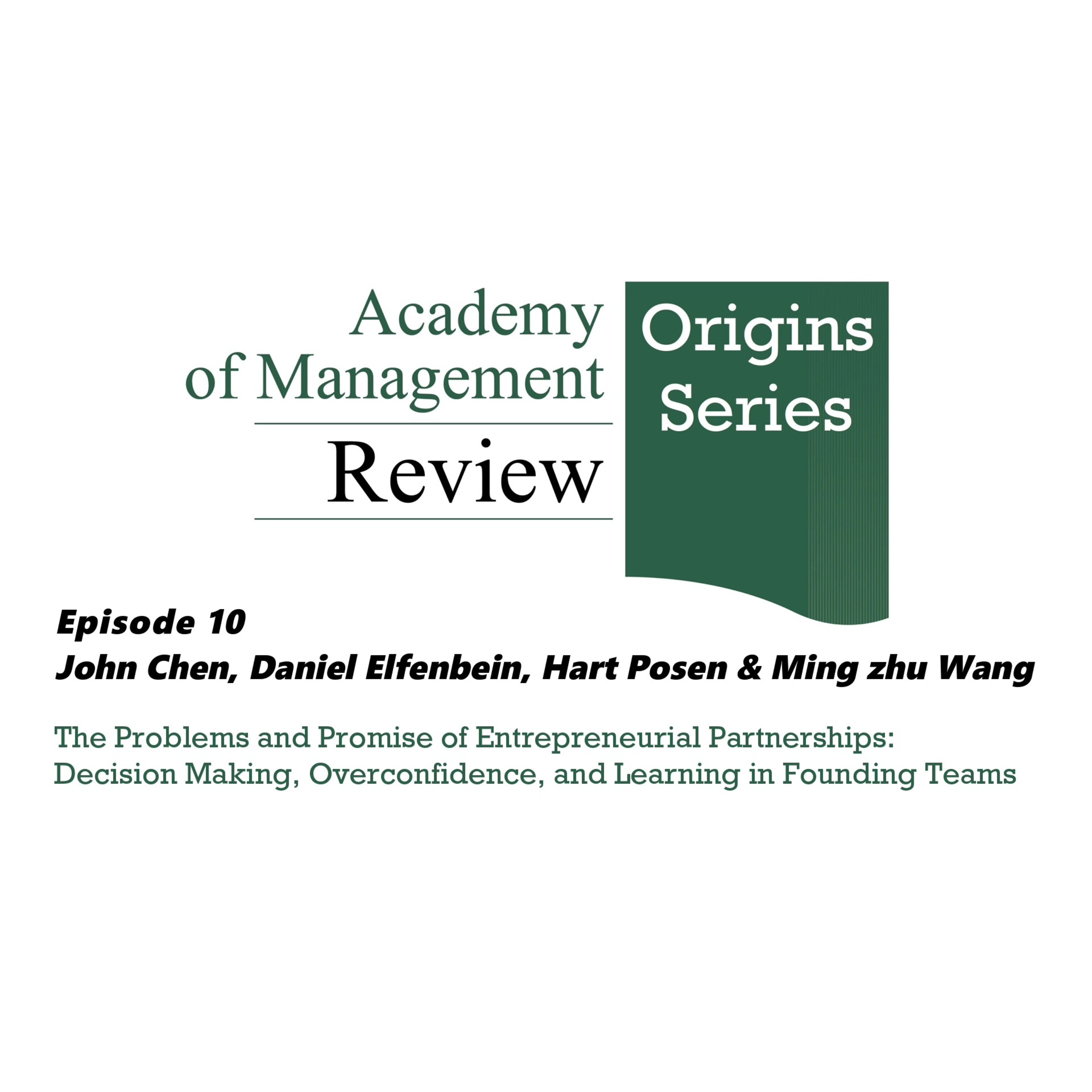 Academy of Management Review Origins Series