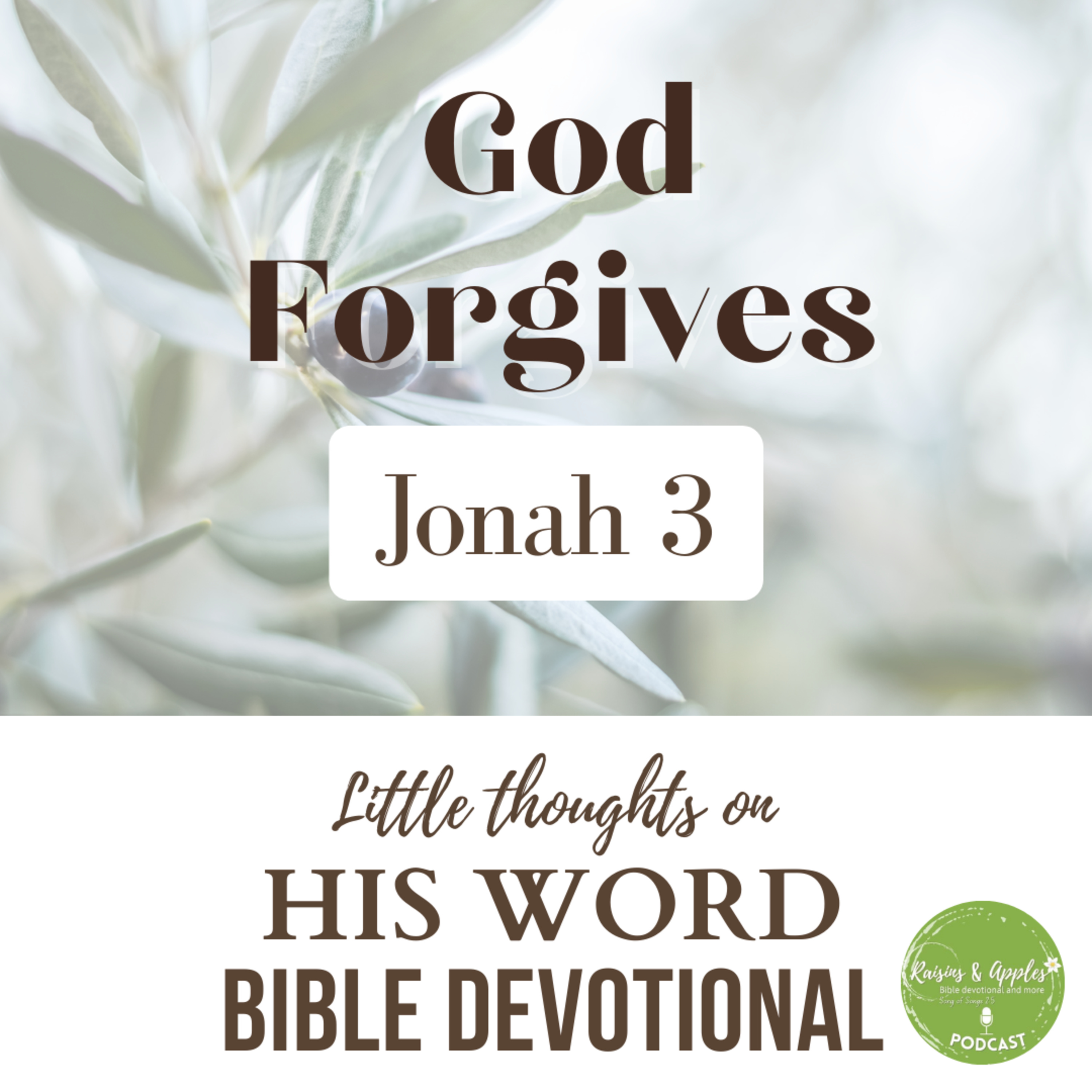 God Forgives (Jonah 3 devotional) episode artwork