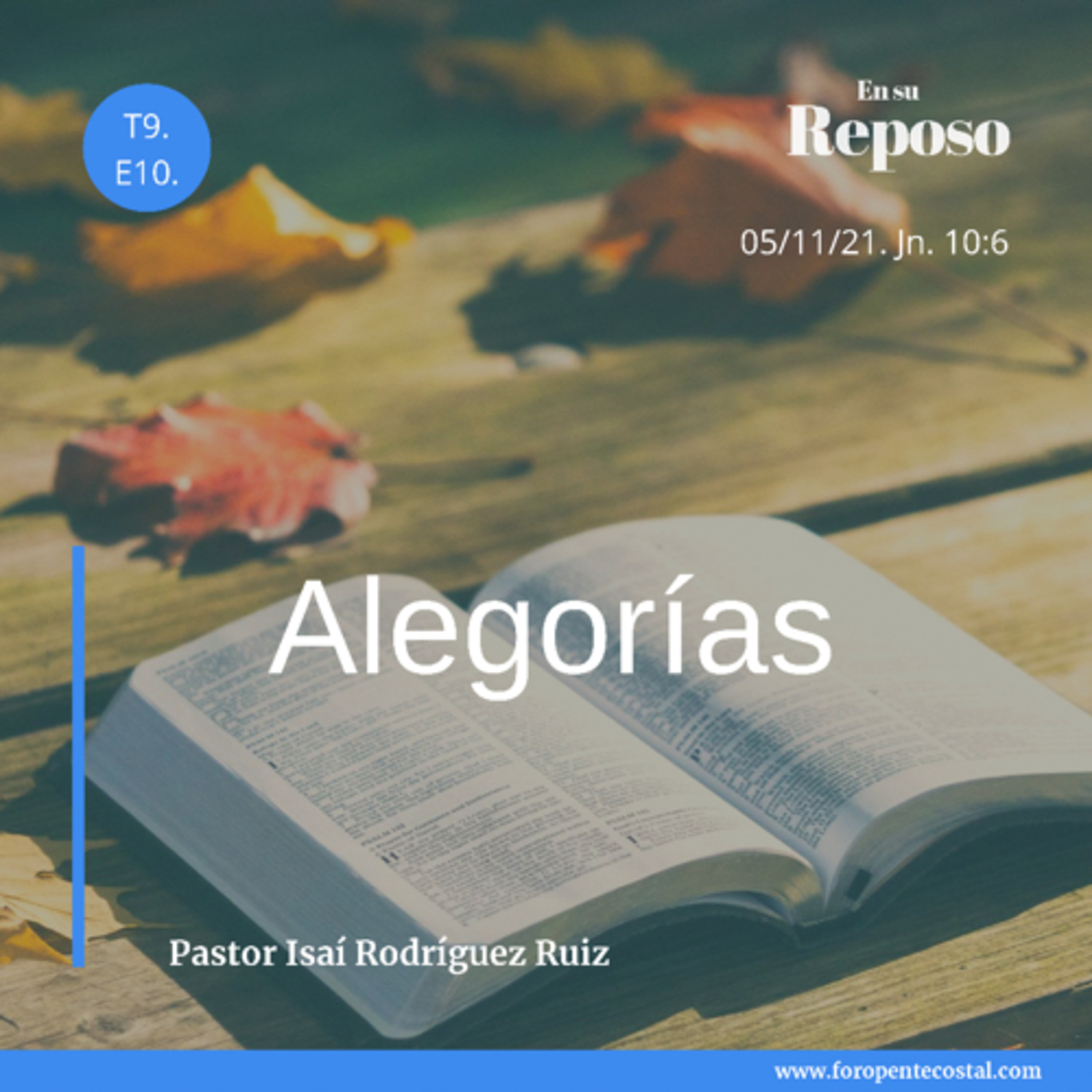 En su reposo, con el pastor Isaí Rodríguez Ruiz