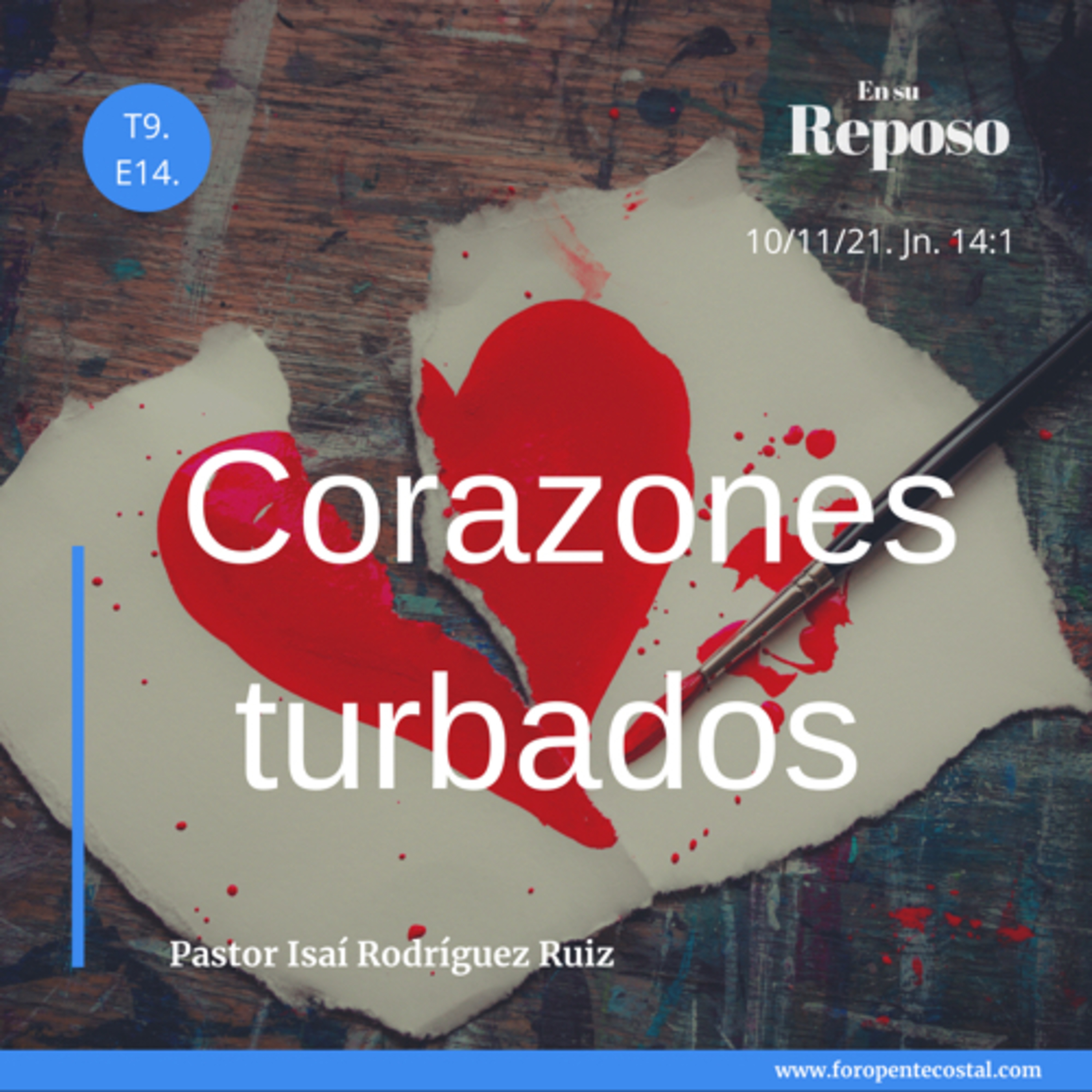En su reposo, con el pastor Isaí Rodríguez Ruiz