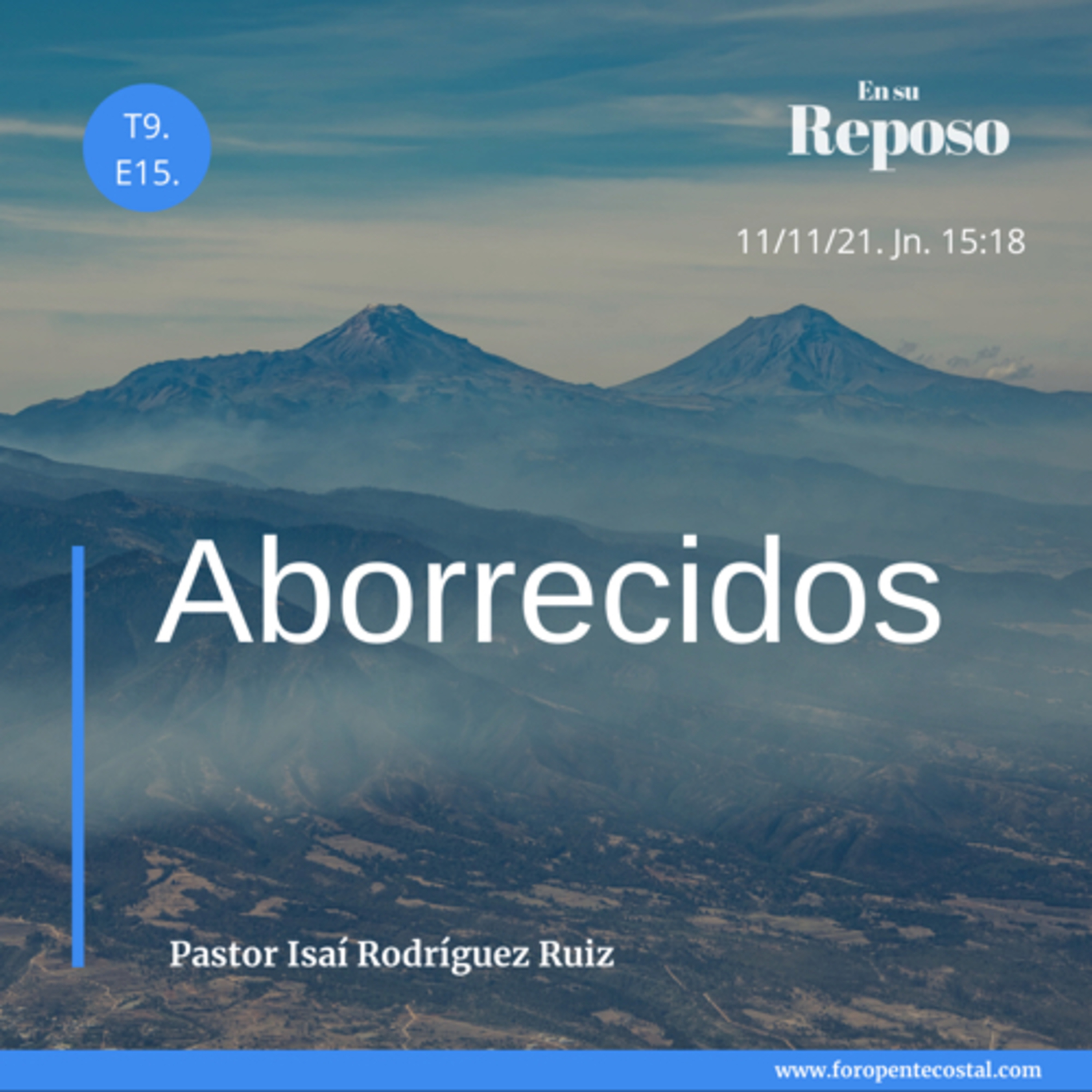 En su reposo, con el pastor Isaí Rodríguez Ruiz