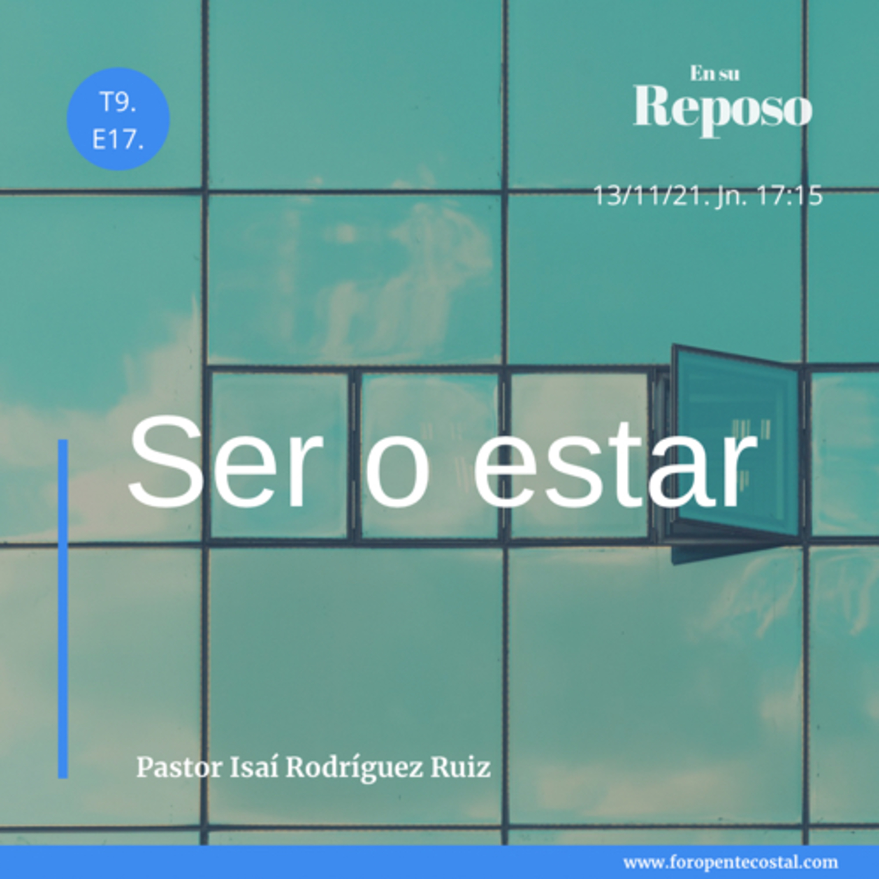En su reposo, con el pastor Isaí Rodríguez Ruiz
