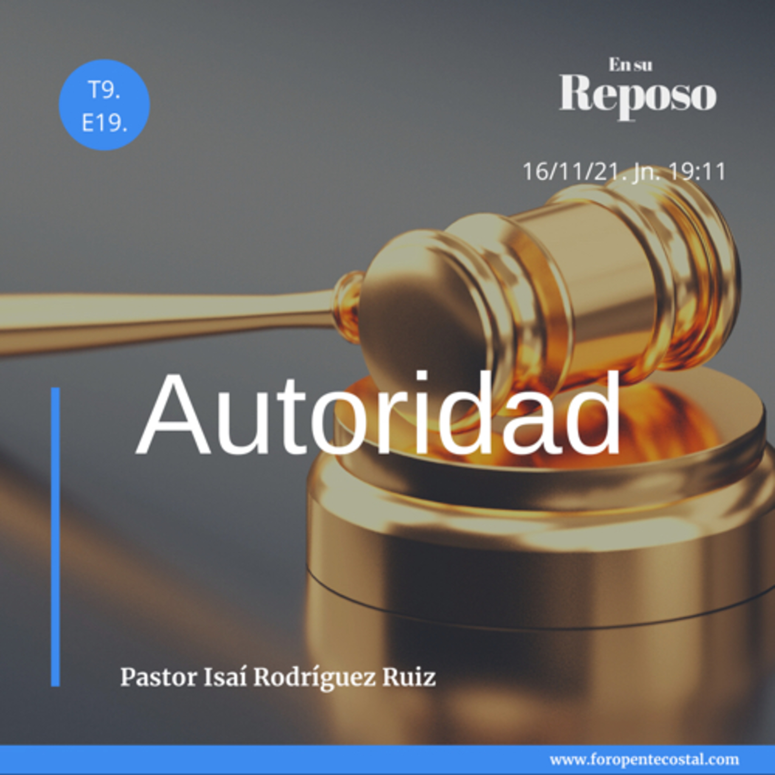 En su reposo, con el pastor Isaí Rodríguez Ruiz