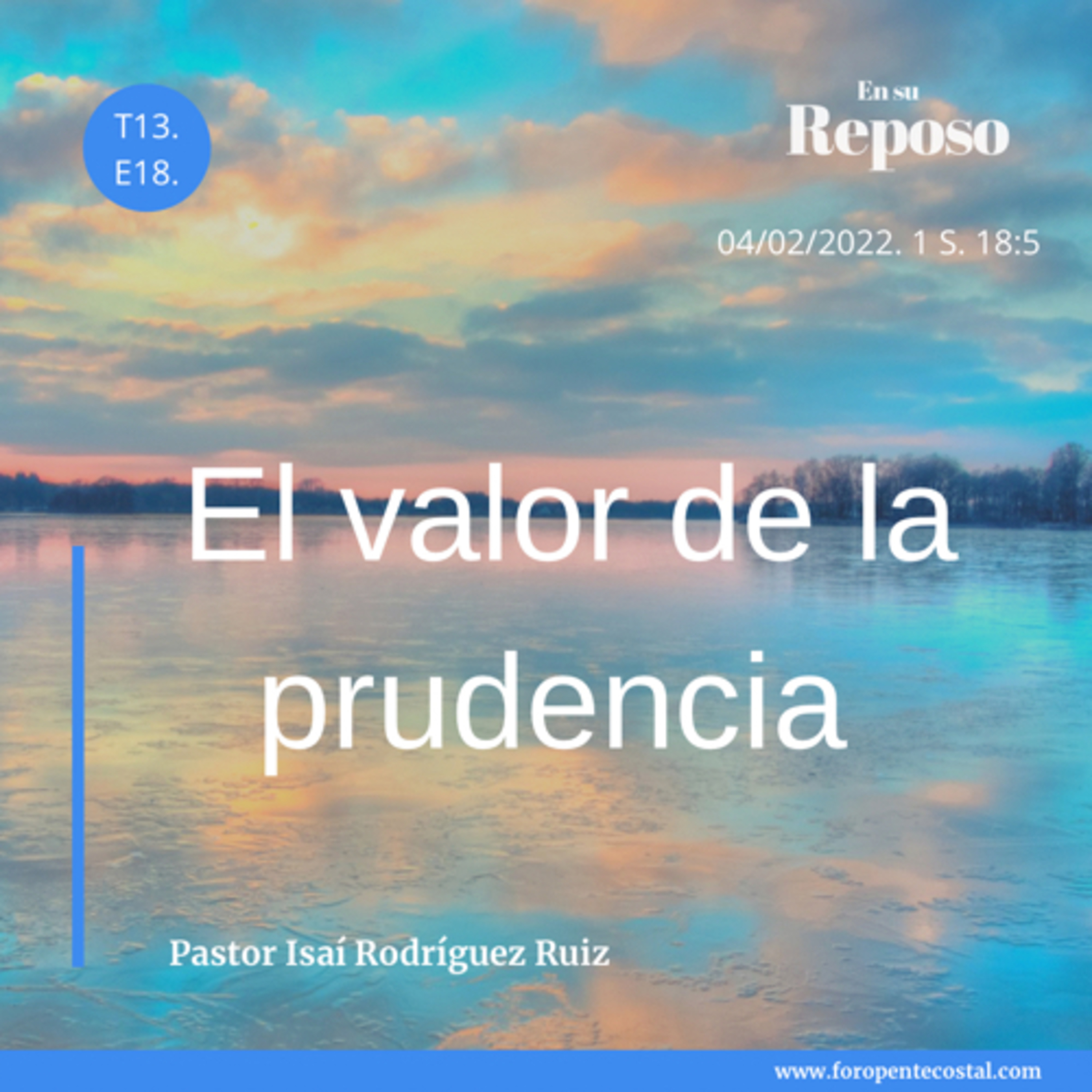 En su reposo, con el pastor Isaí Rodríguez Ruiz