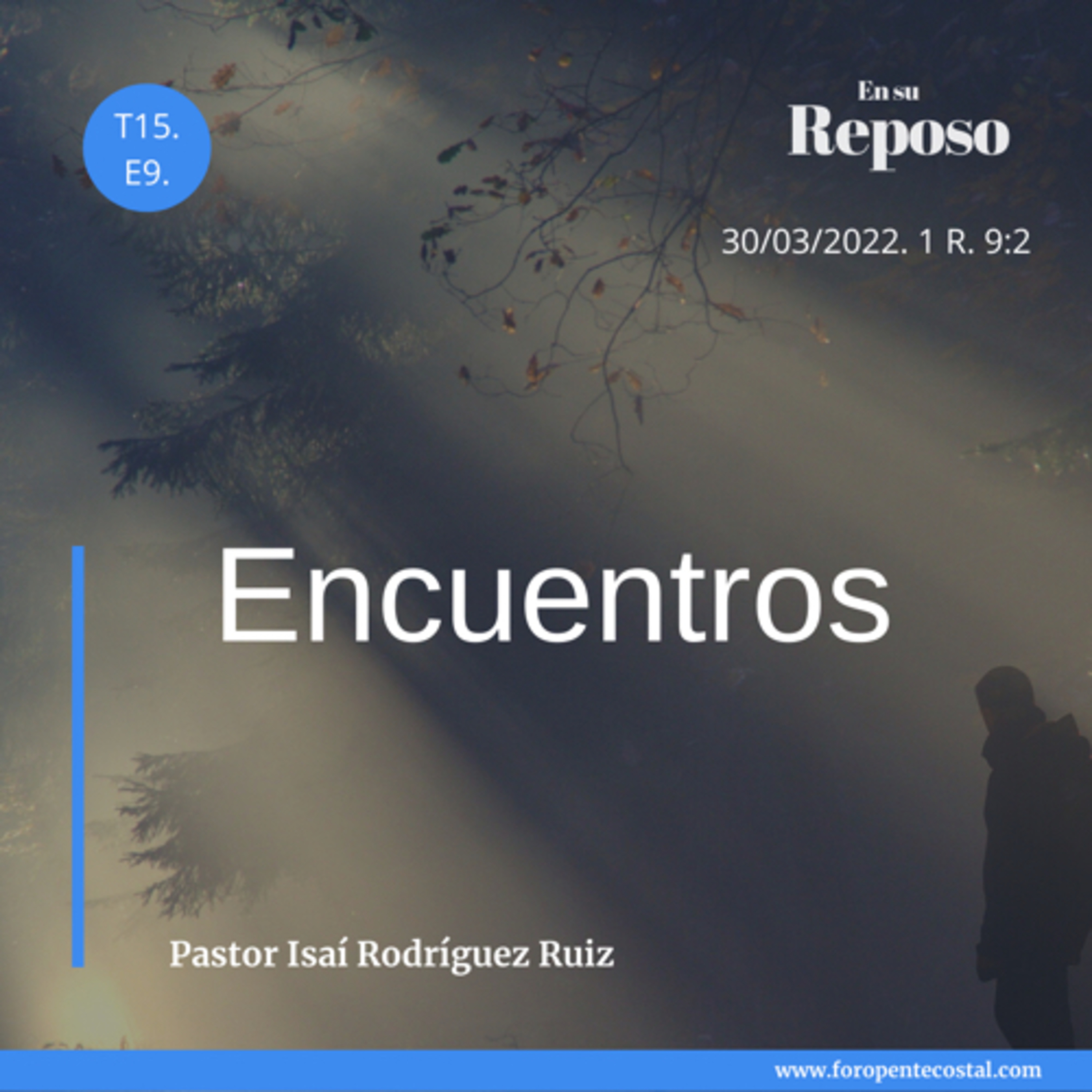 En su reposo, con el pastor Isaí Rodríguez Ruiz