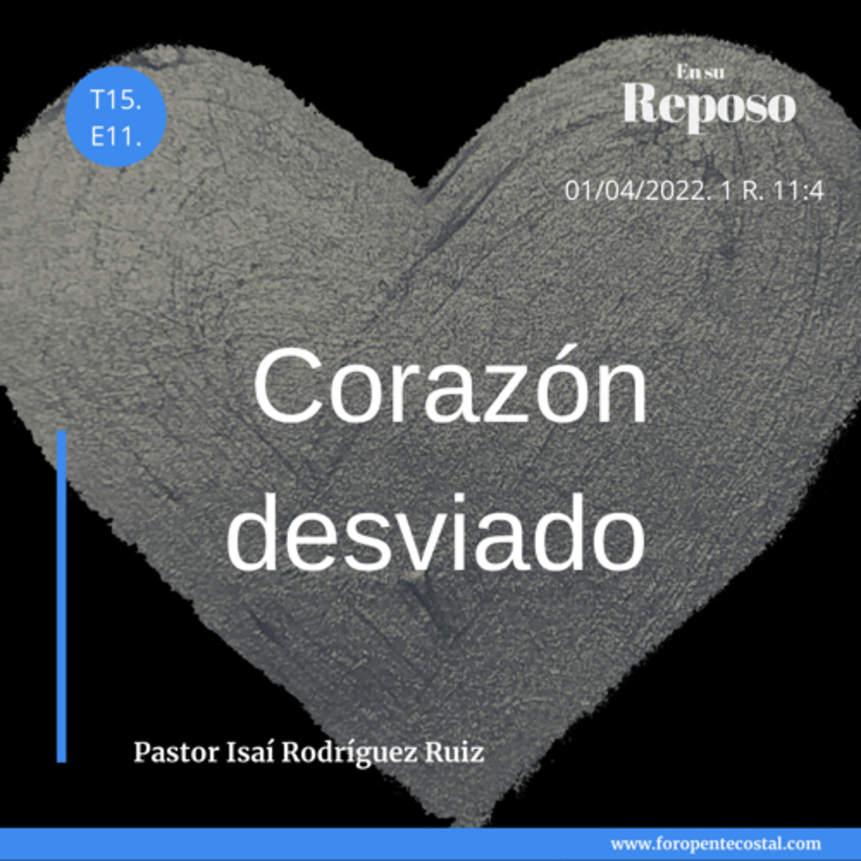 En su reposo, con el pastor Isaí Rodríguez Ruiz