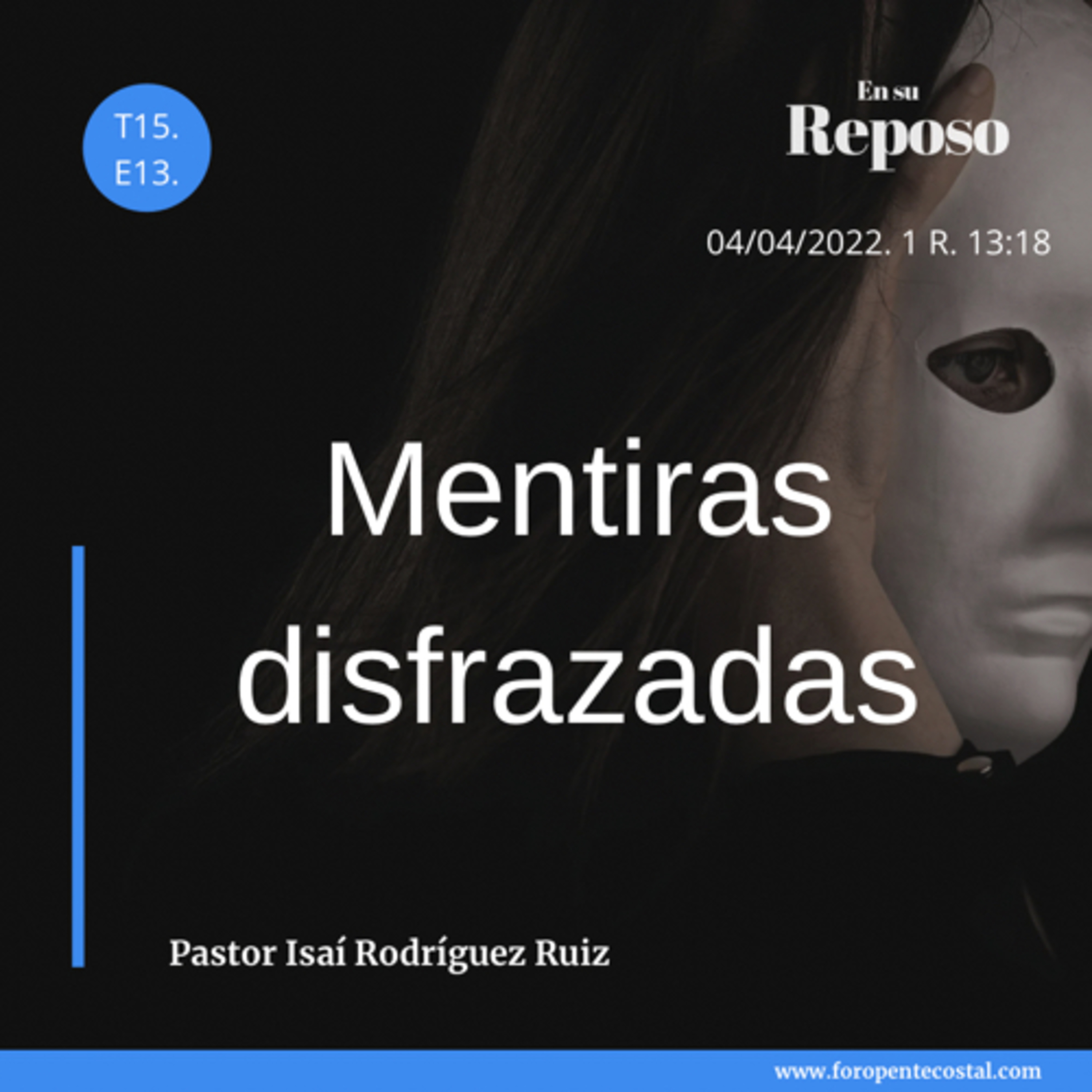 En su reposo, con el pastor Isaí Rodríguez Ruiz