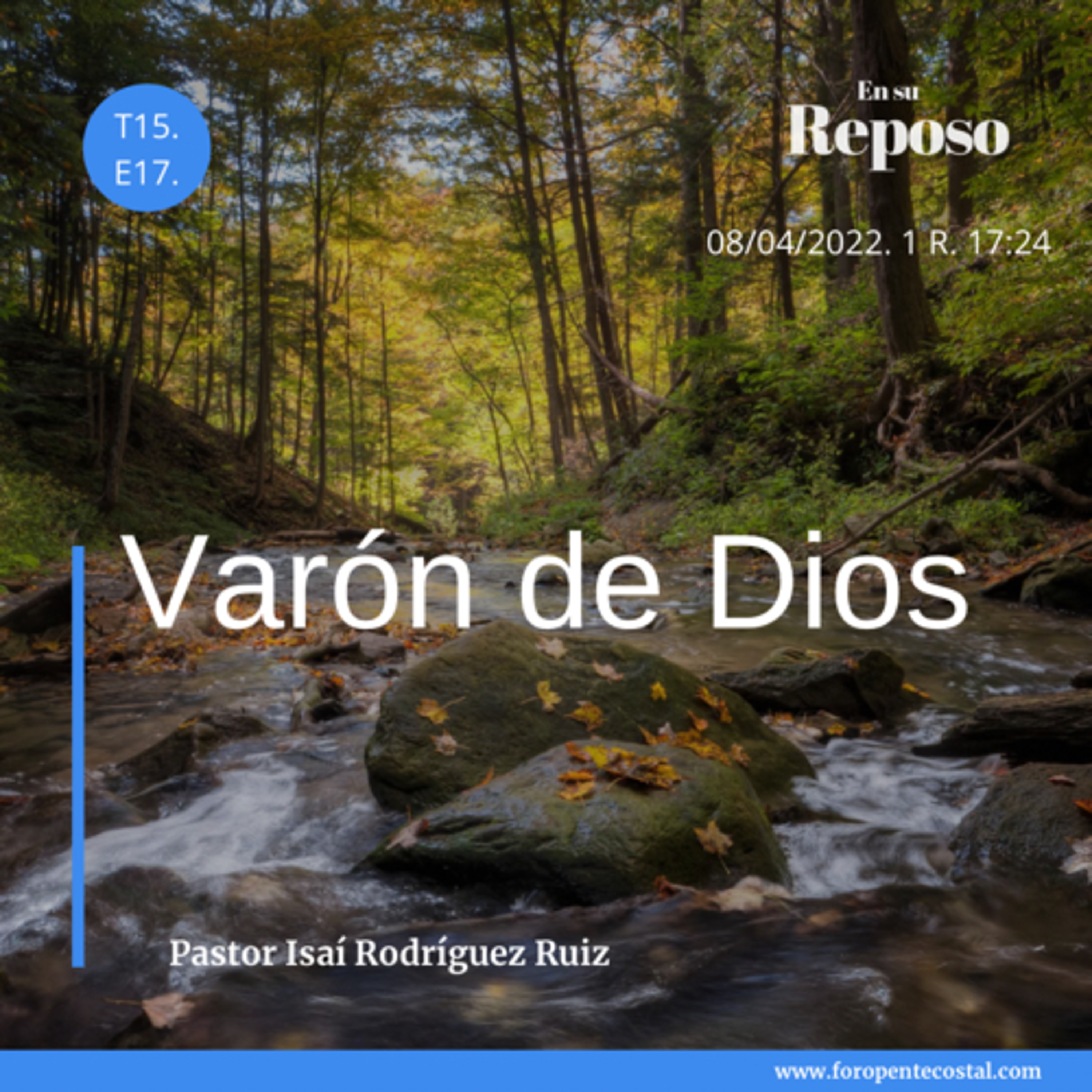 En su reposo, con el pastor Isaí Rodríguez Ruiz