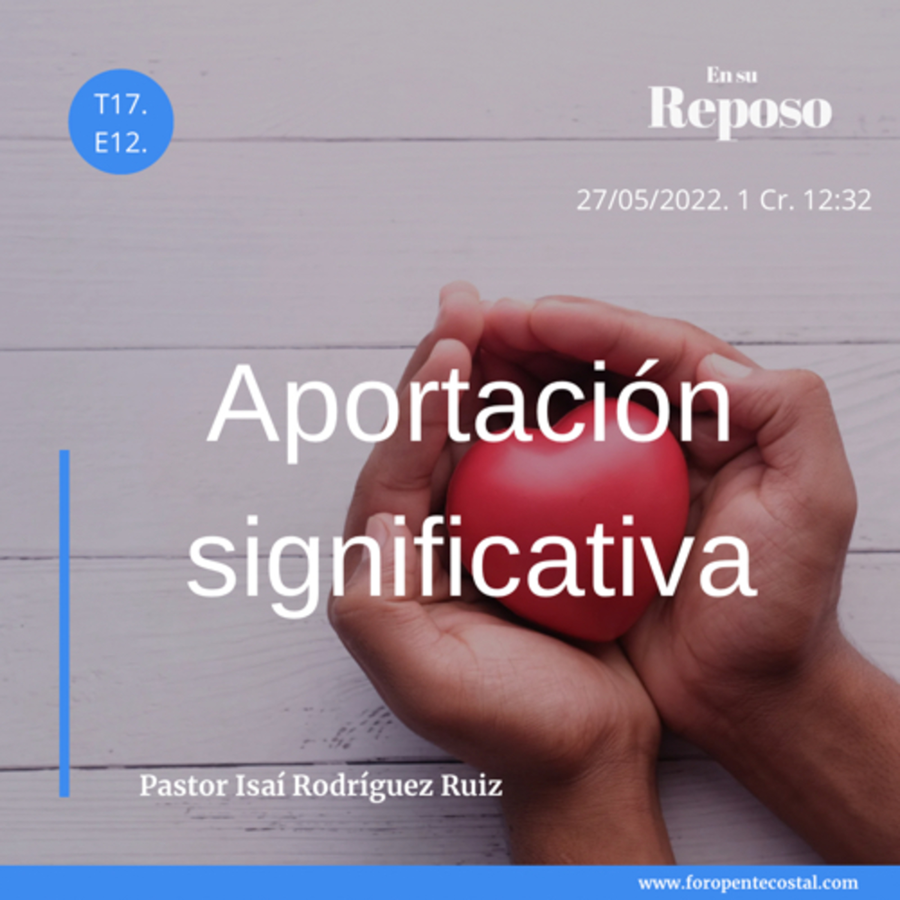 En su reposo, con el pastor Isaí Rodríguez Ruiz