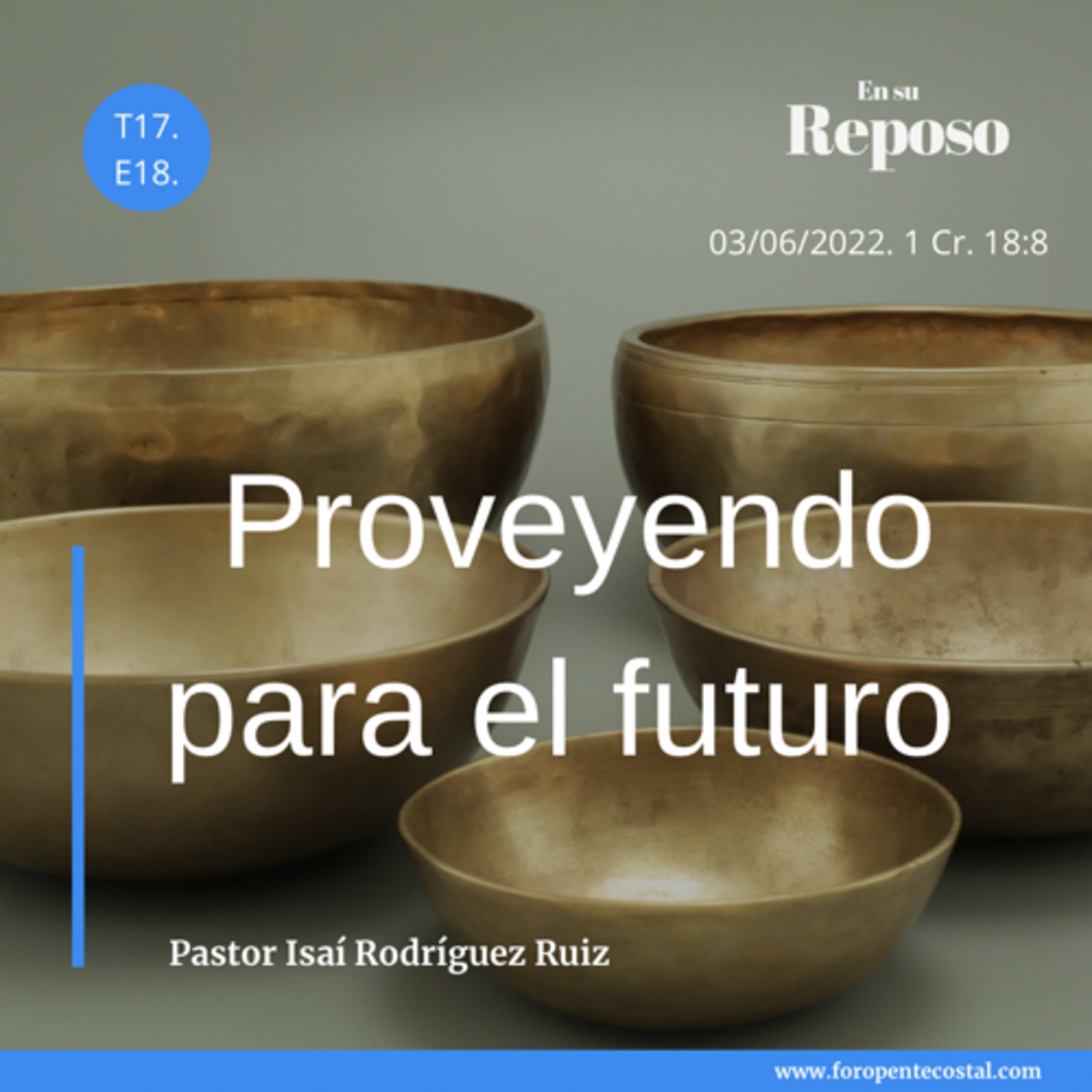 En su reposo, con el pastor Isaí Rodríguez Ruiz