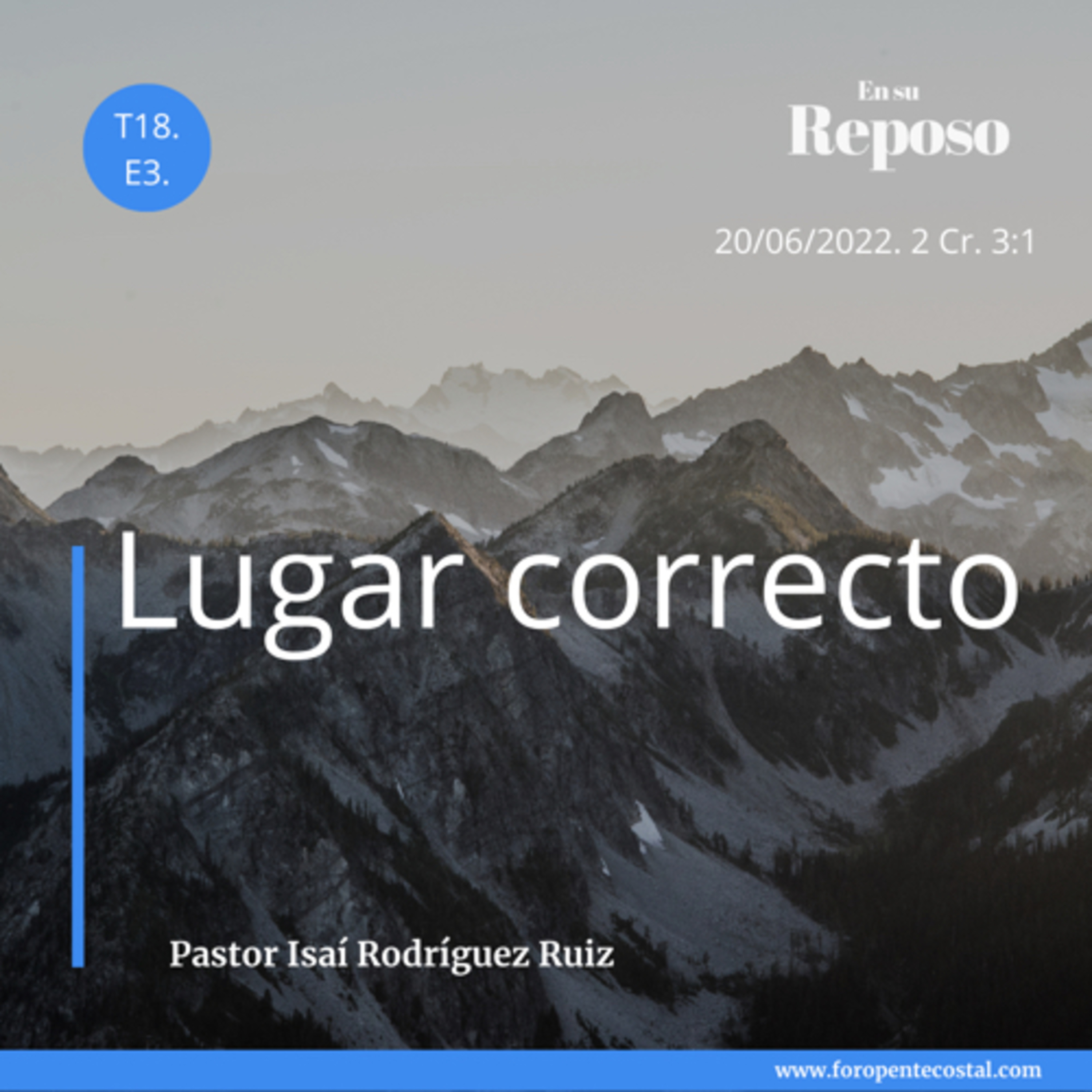 En su reposo, con el pastor Isaí Rodríguez Ruiz