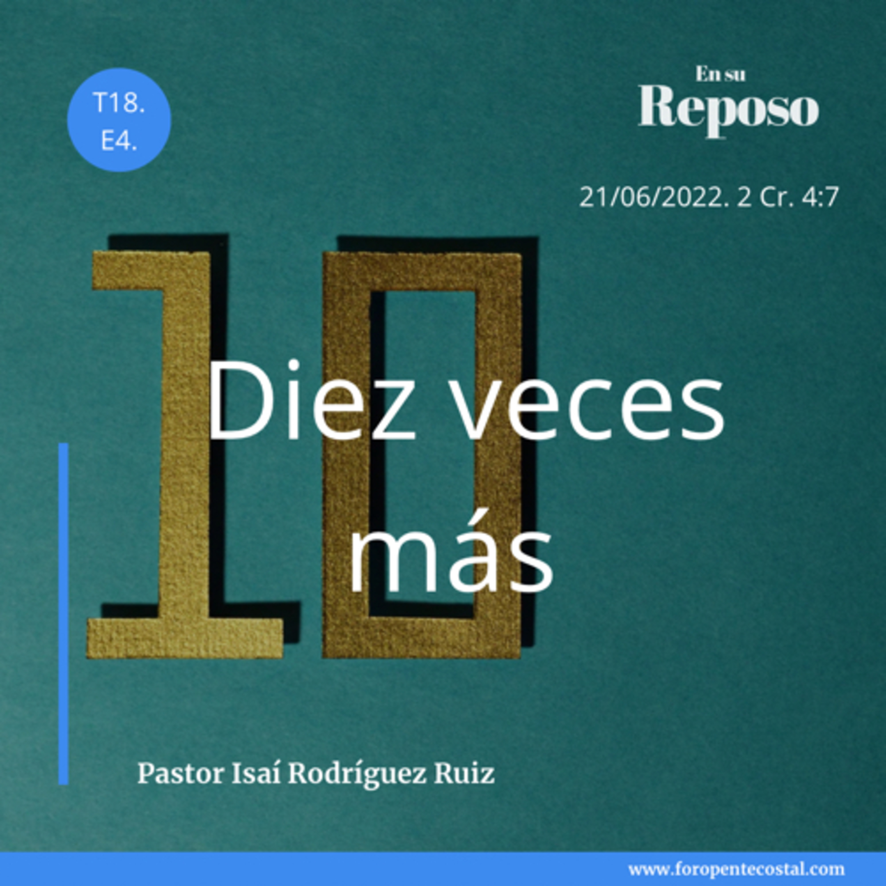 En su reposo, con el pastor Isaí Rodríguez Ruiz