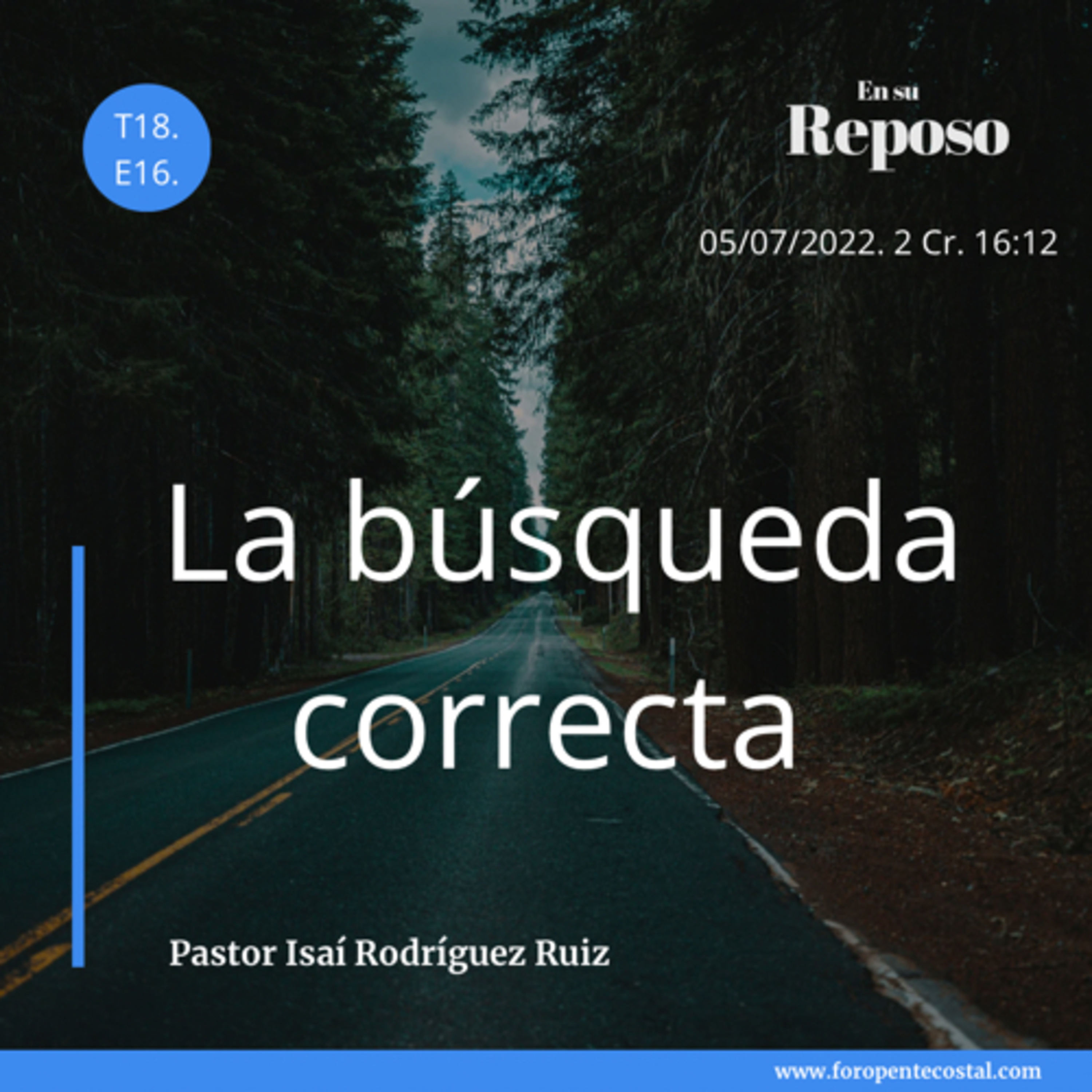 En su reposo, con el pastor Isaí Rodríguez Ruiz