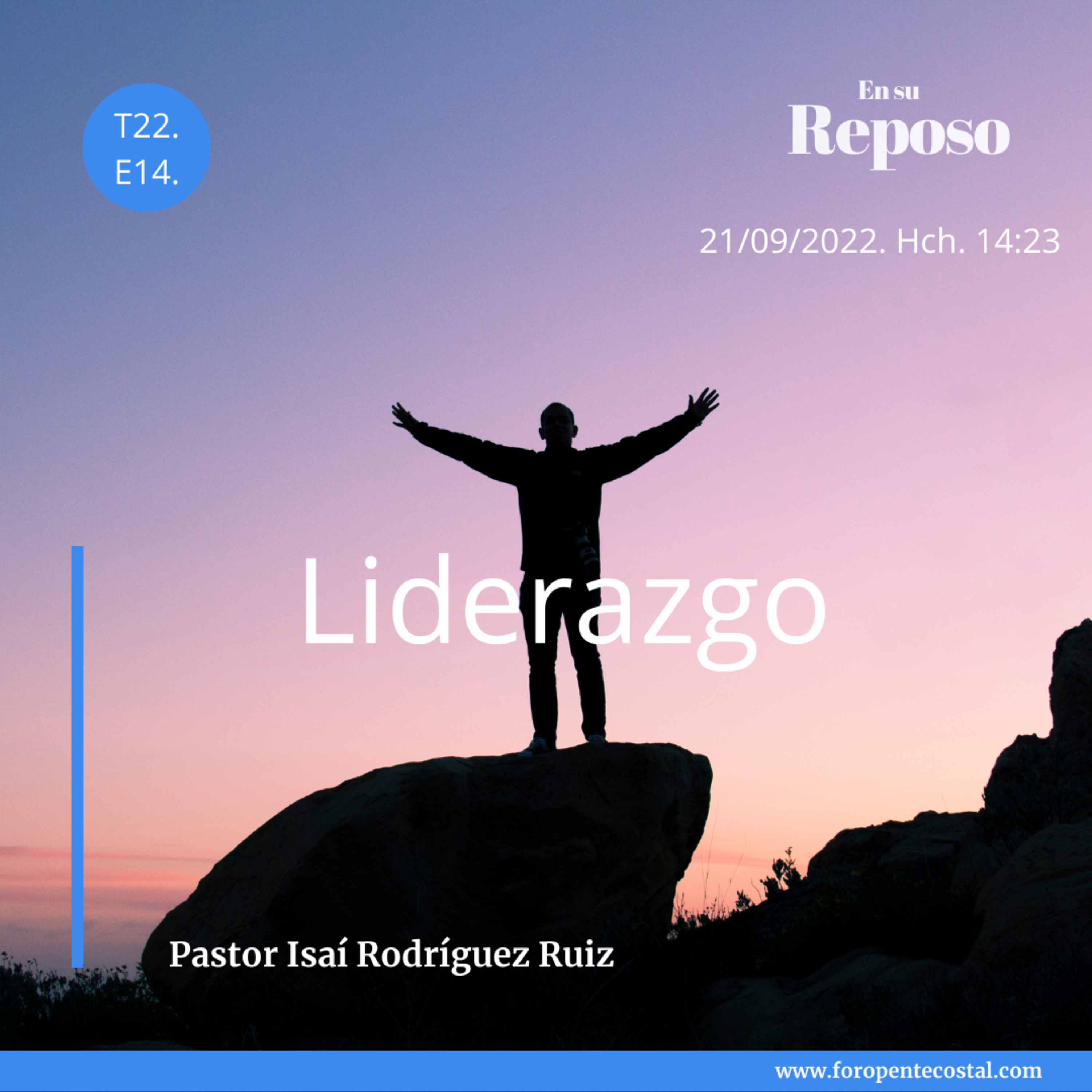 En su reposo, con el pastor Isaí Rodríguez Ruiz