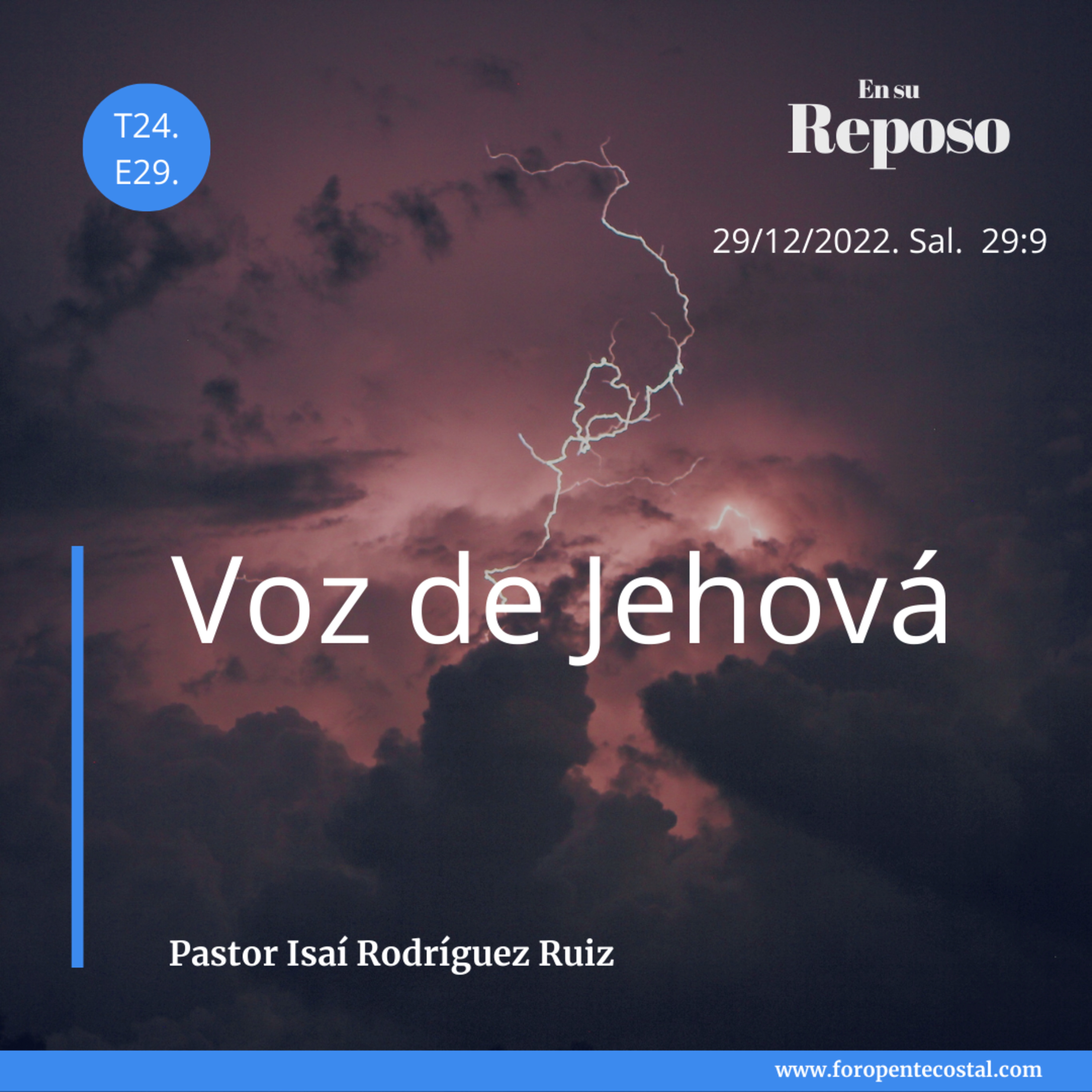 En su reposo, con el pastor Isaí Rodríguez Ruiz