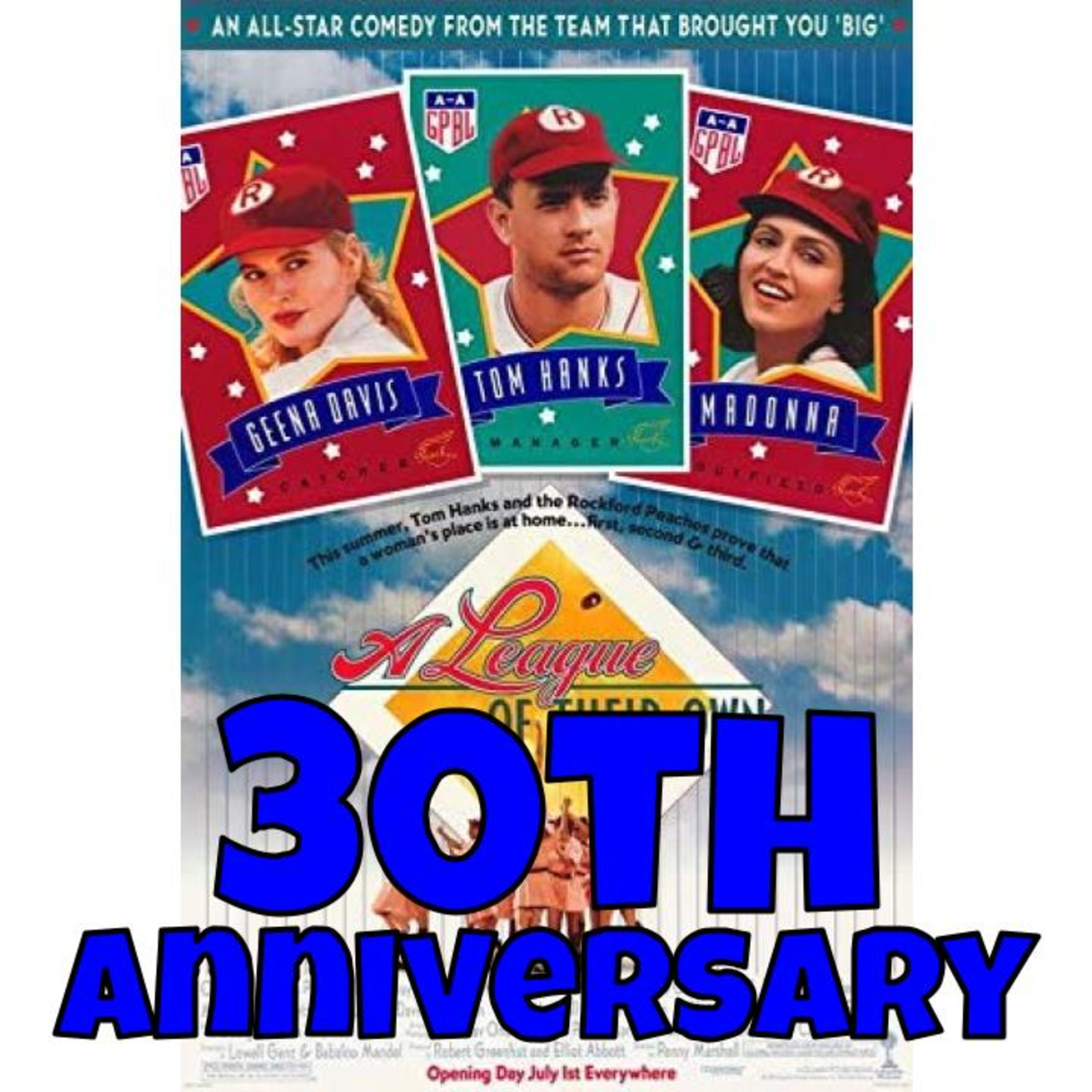 A League of Their Own 30th Anniversary episode artwork