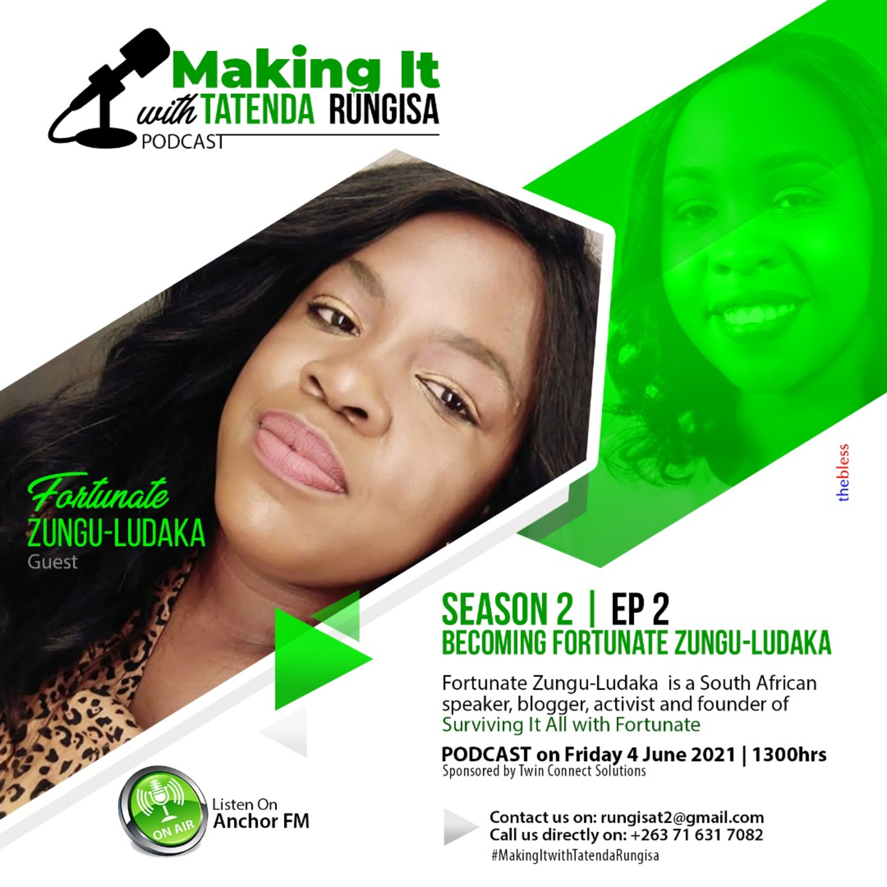 Making it with Tatenda Rungisa