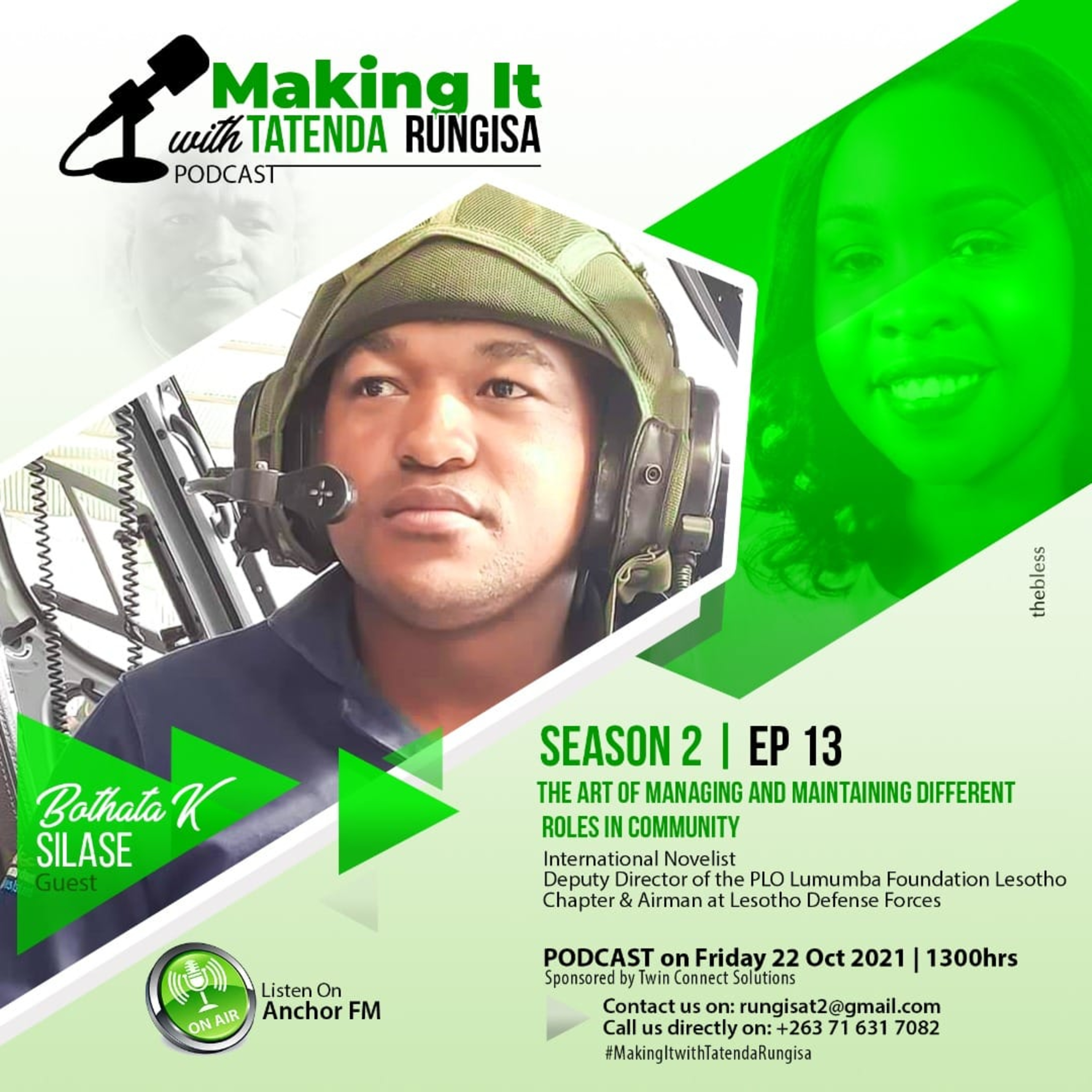 Making it with Tatenda Rungisa
